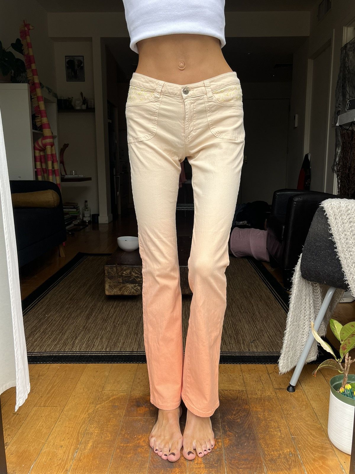 Versace × Vintage Y2K vintage pants Versace Size 25" / US 0 / IT 36 - 2 Thumbnail