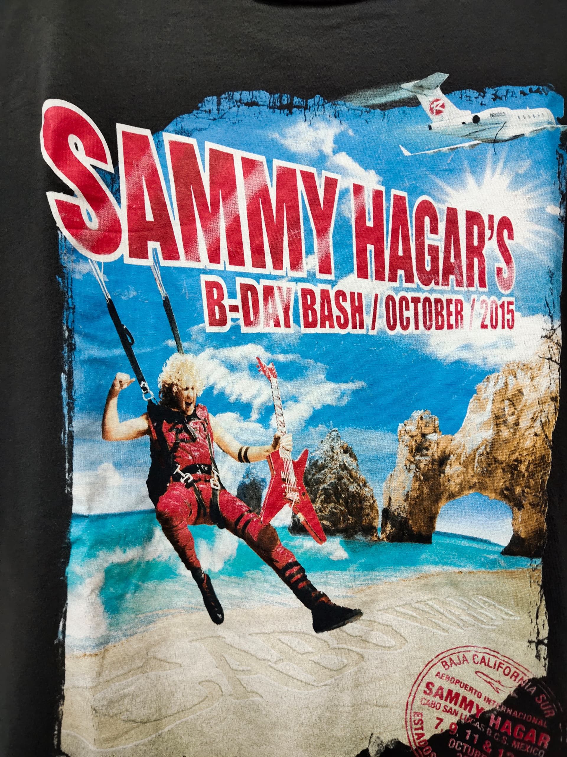 Band Tees Sammy Hagar Van Halen guitarist t shirt tour cabo wabo Size US XL / EU 56 / 4 - 3 Thumbnail