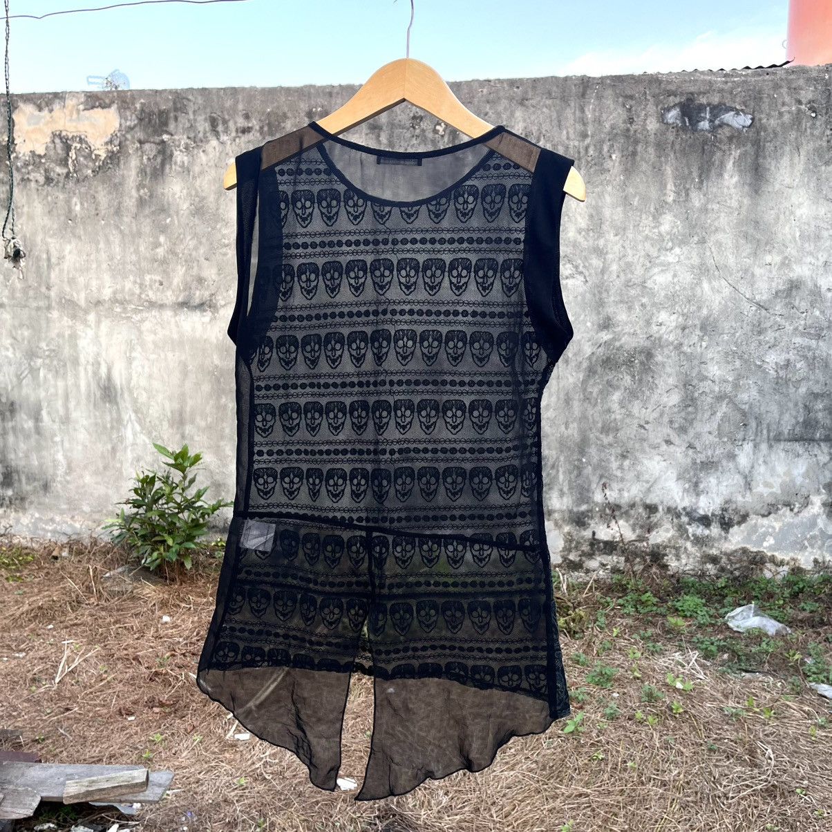 If Six Was Nine Tanktop skull mesh mcqueen Size M / US 6-8 / IT 42-44 - 7 Thumbnail