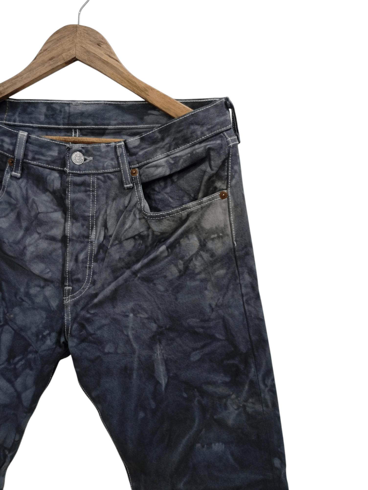 Levi's 🔥🔥Levi's 501 Tye Dye Jeans Denim Size US 34 / EU 50 - 10 Thumbnail