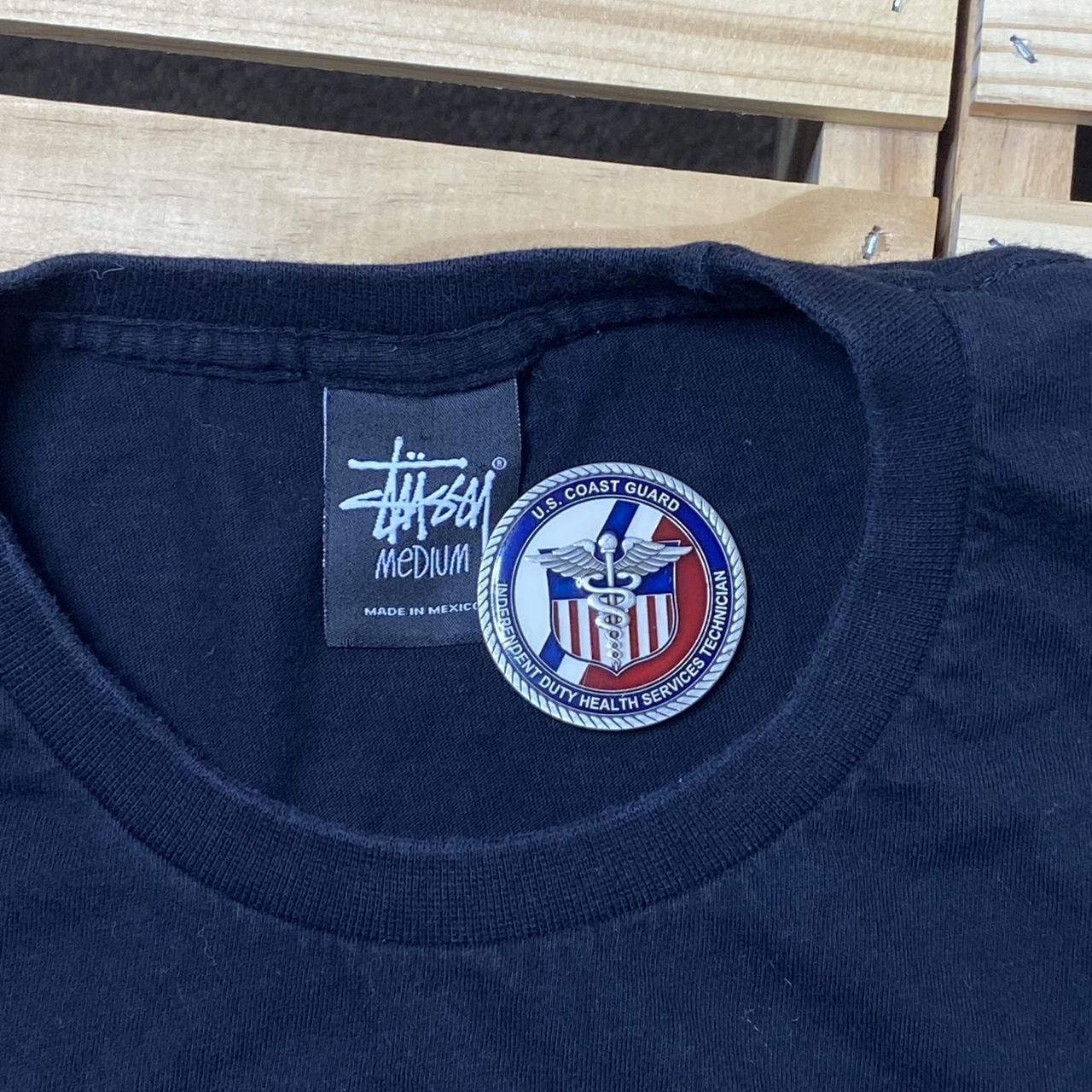Stussy Vintage Stussy Colour Squares Black Skate Tee Size Medium Size US M / EU 48-50 / 2 - 3 Thumbnail