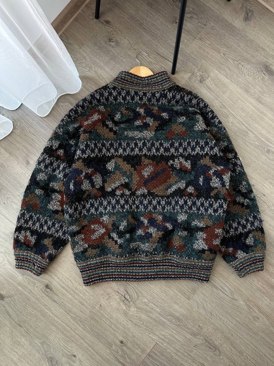 Japanese Brand × Missoni × Vintage Vintage Japanese Missoni Wool Bomber Two-Way Jacket Size US L / EU 52-54 / 3 - 19 Thumbnail