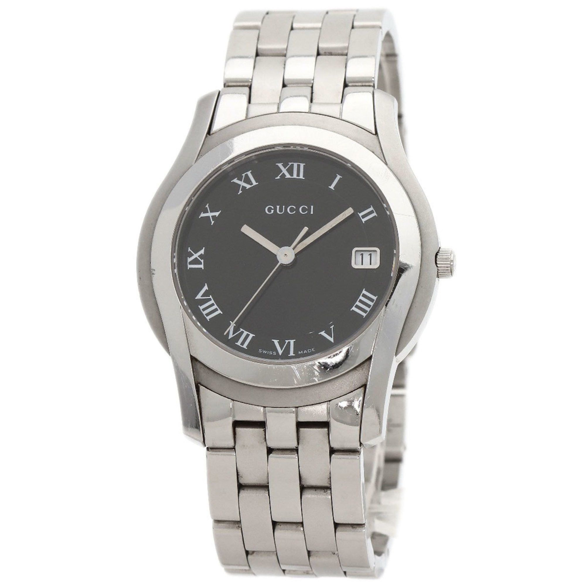 Gucci 5500M Watch Stainless Steel SS Men's GUCCI