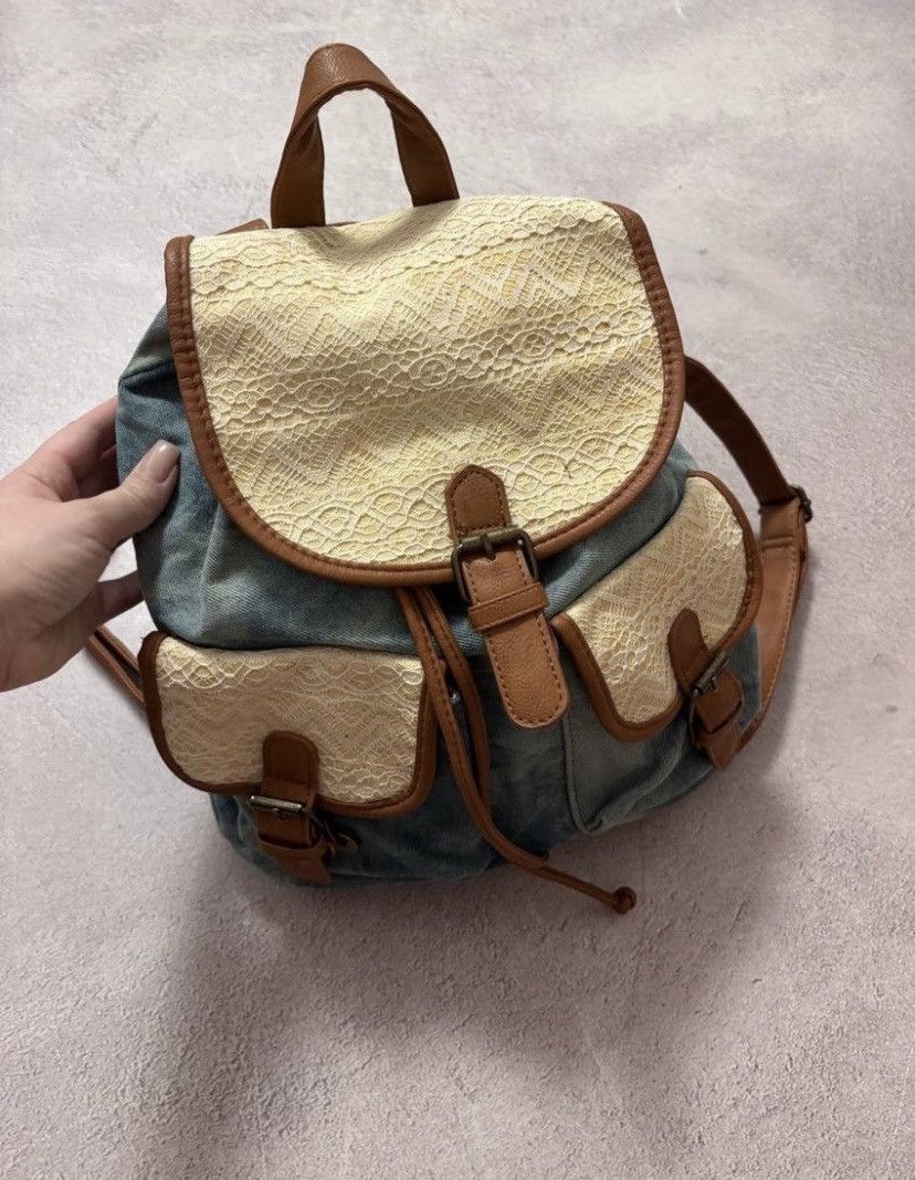 Vintage Diesel Style vintage avant garde distressed backpack Size ONE SIZE - 6 Thumbnail