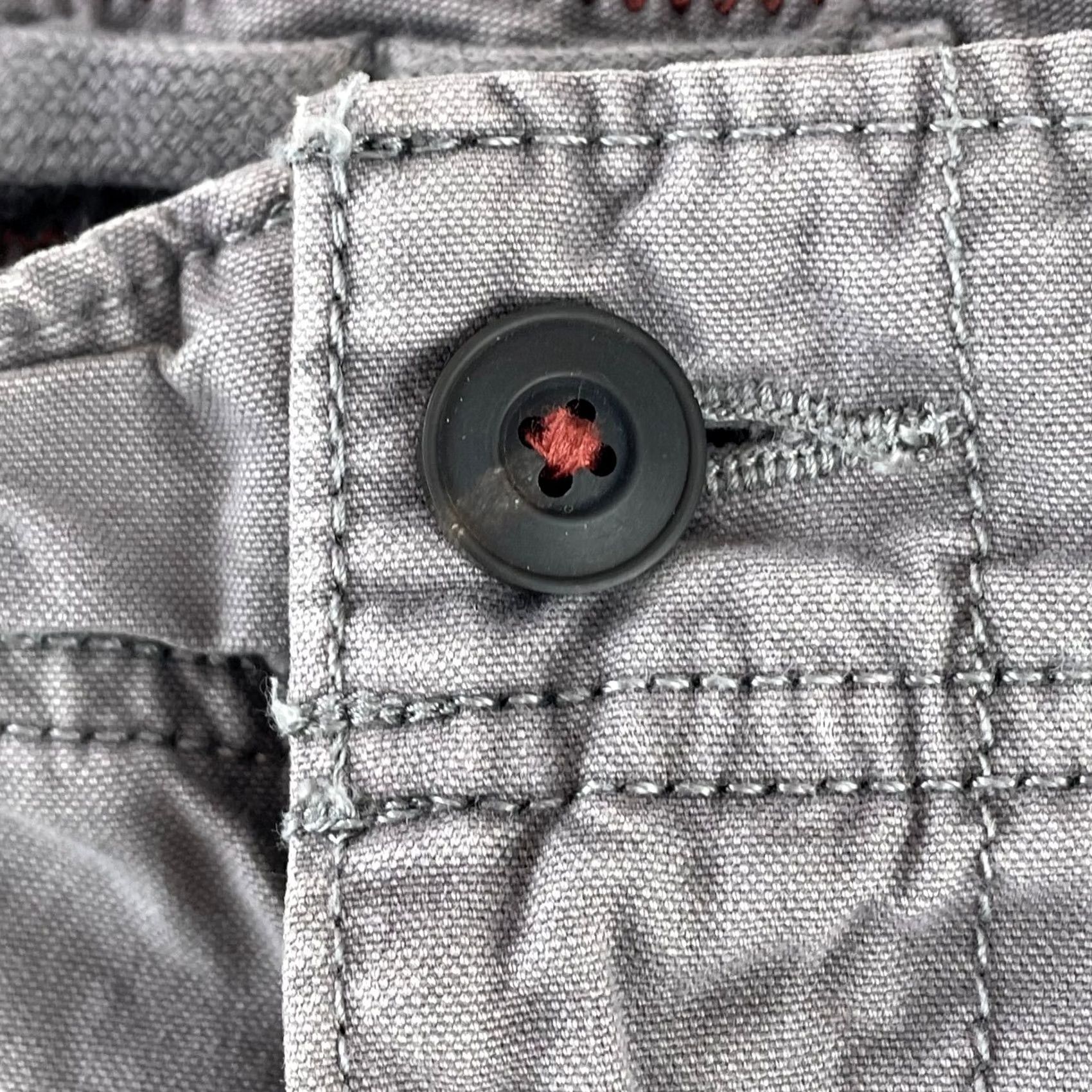 Lucky Brand Lucky Brand Cargo Shorts Men 36 Grey Army Military Surplus Utility Cargo Pocket Regular Cotton Canvas Short Size US 36 / EU 52 - 4 Thumbnail