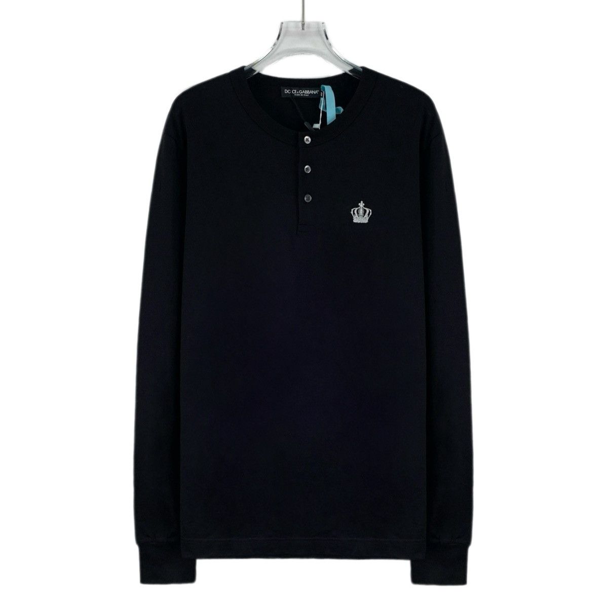 Dolce & Gabbana Dolce & Gabbana Black Crown Long Sleeve Knit Sweater K26WX Size US XS / EU 42 / 0 - 1 Thumbnail