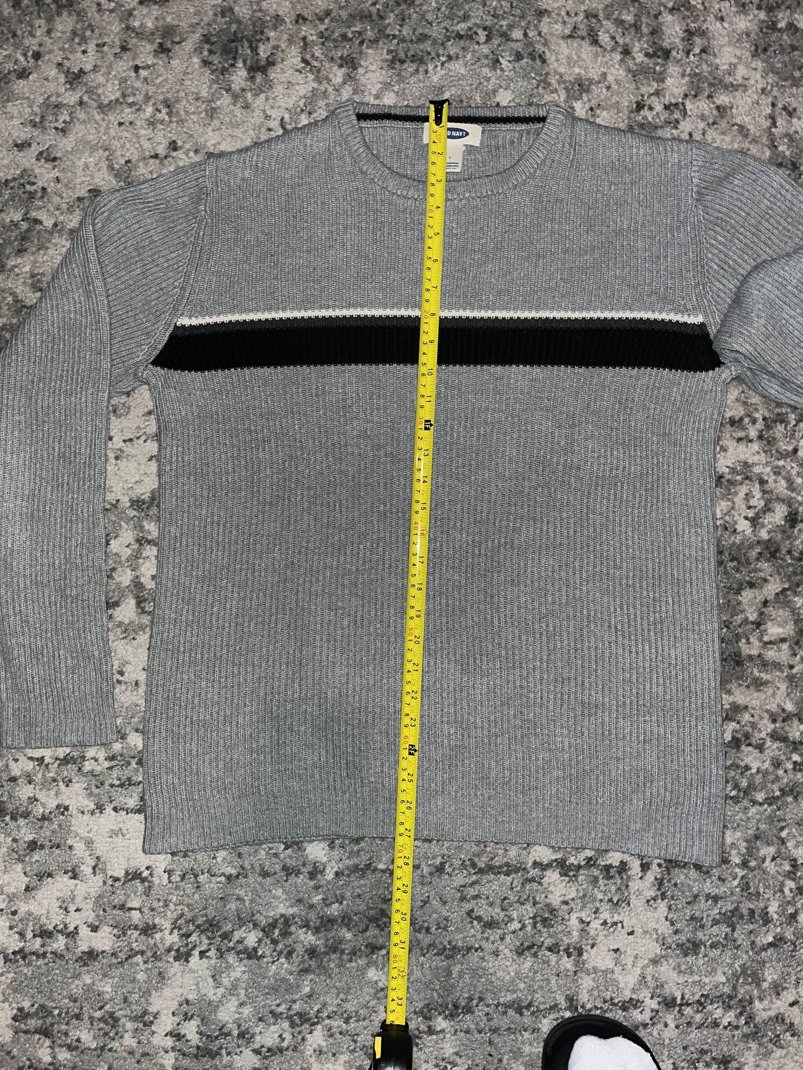 Old Navy Y2K Old Navy Stripe Knit Sweater Size US L / EU 52-54 / 3 - 6 Thumbnail