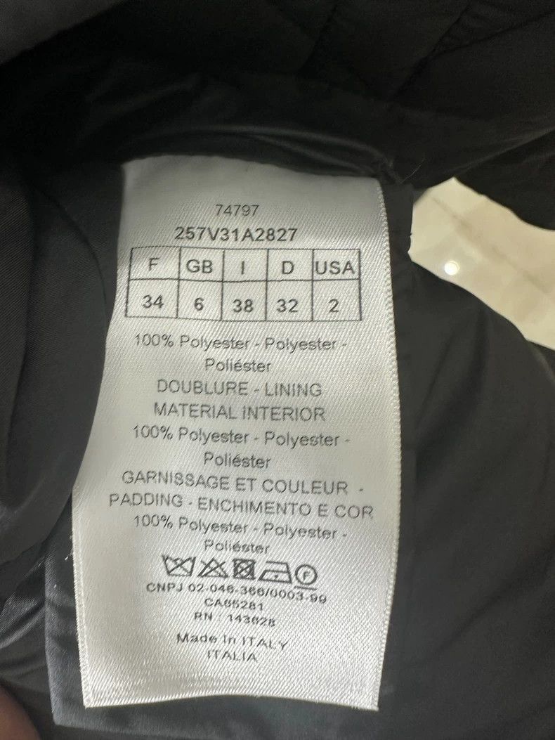 Dior Dior Quilted Black Cotton Jacket-2506 Size XS / US 0-2 / IT 36-38 - 3 Thumbnail