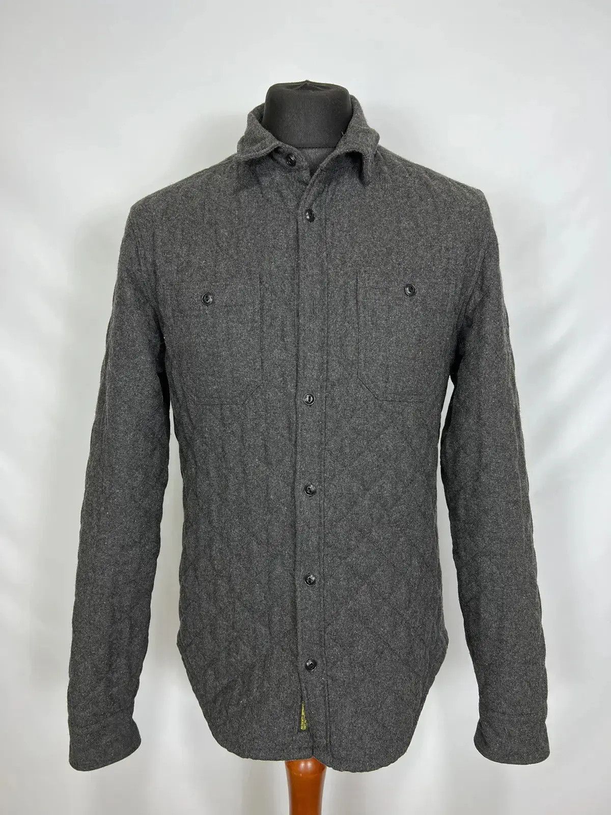 20471120 × Allsaints × Japanese Brand All Saints Pathfinder Quilted shirt Size US S / EU 44-46 / 1 - 1 Thumbnail