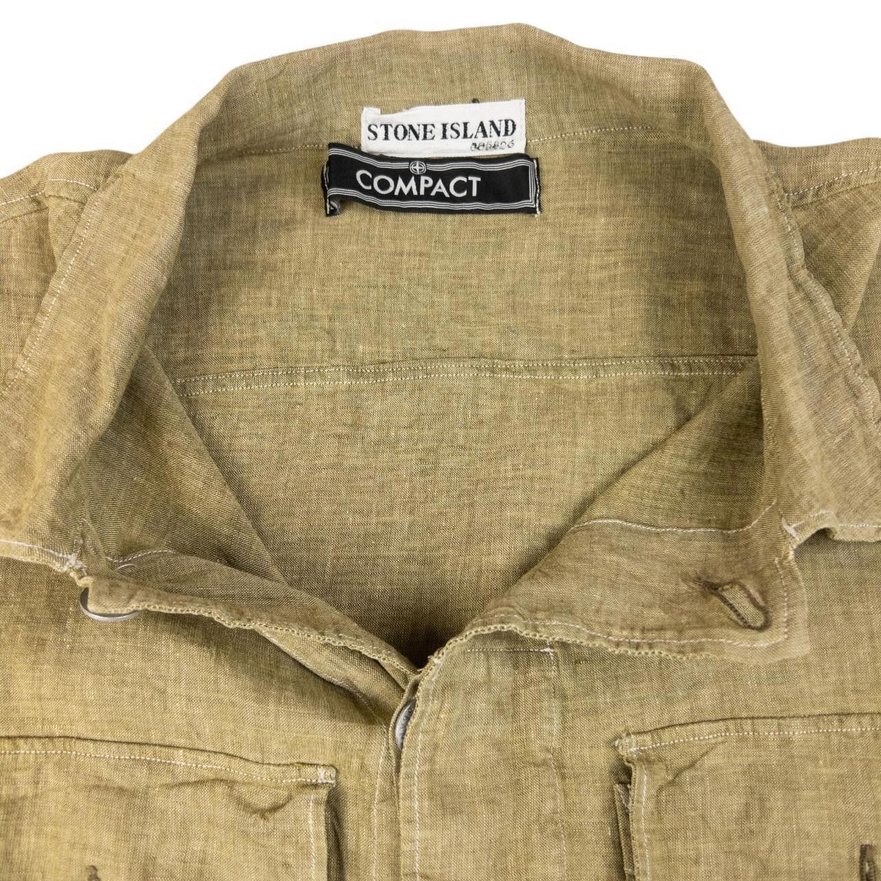Stone Island Vintage Stone Island Compact Button Up Jacket Size L Size US L / EU 52-54 / 3 - 3 Thumbnail