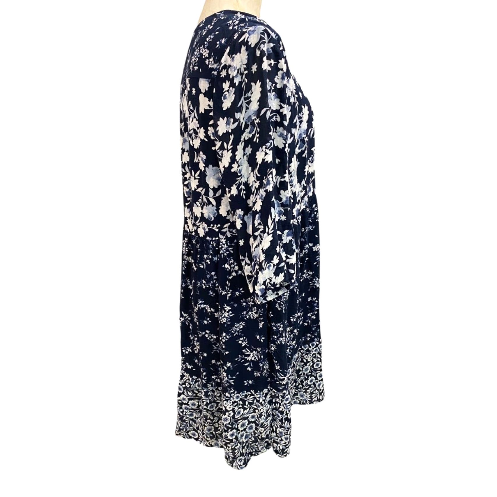 J. Jill J.Jill Mixed Floral Dress Pullover Boho Flowy Pockets Medium Size M / US 6-8 / IT 42-44 - 4 Thumbnail
