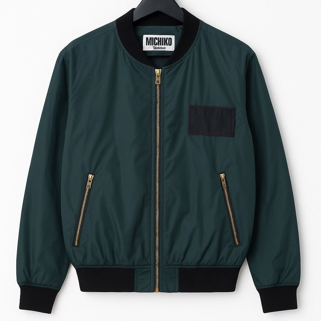 Michiko Koshino London Vintage Michiko Koshino London Bomber Jacket Nylon Size US L / EU 52-54 / 3 - 2 Thumbnail