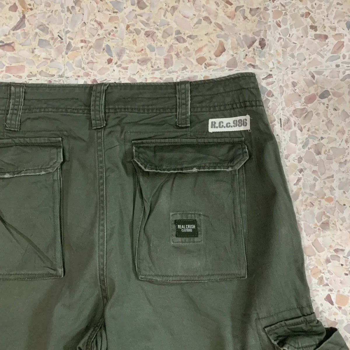Japanese Brand Real Crush Utility Big Side Pocket Trousers Tactical Cargo Size US 32 / EU 48 - 10 Thumbnail