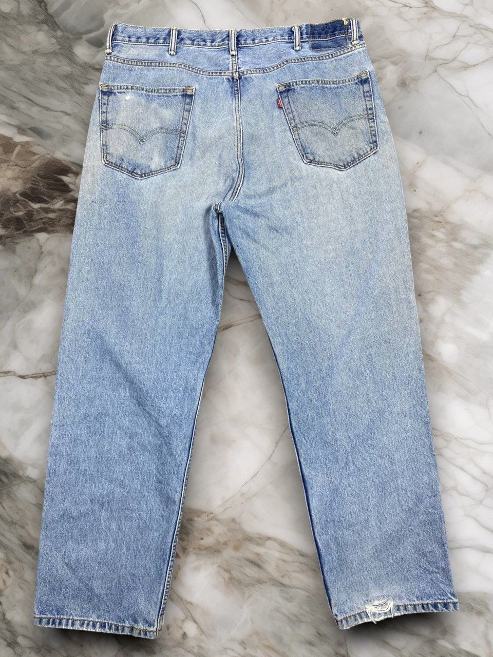 Levi's levis 550 distressed denim nice design Size US 40 / EU 56 - 2 Thumbnail