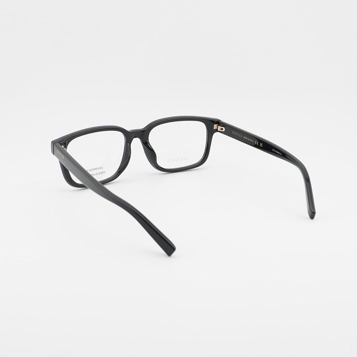Gucci Gucci GG2107OL 005 Square Eyeglasses - Shiny Black 57mm Size ONE SIZE - 9 Thumbnail