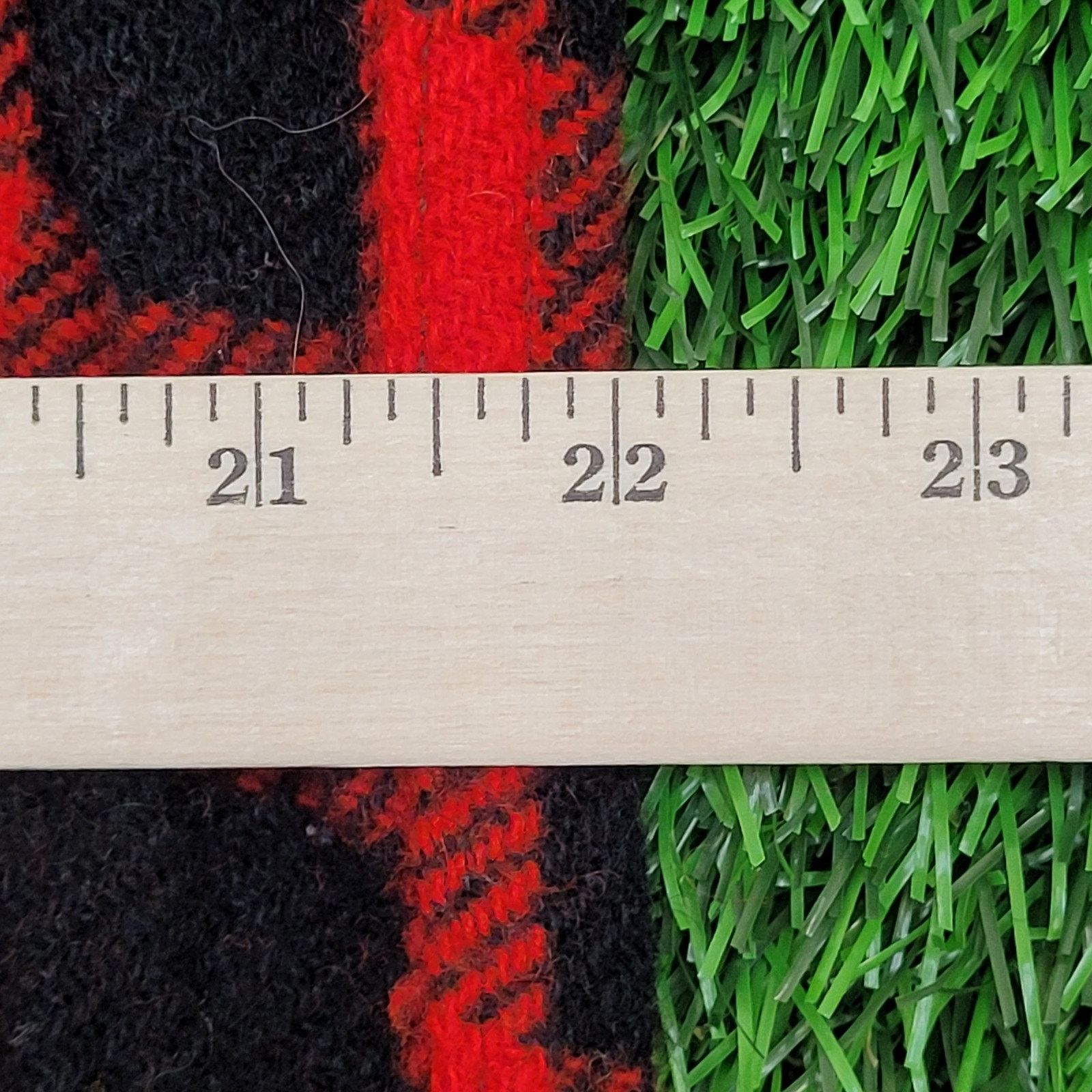 Vintage Vintage 50s Melton Wool Button Shirt L 22x27 Buffalo Plaid Size US L / EU 52-54 / 3 - 6 Thumbnail