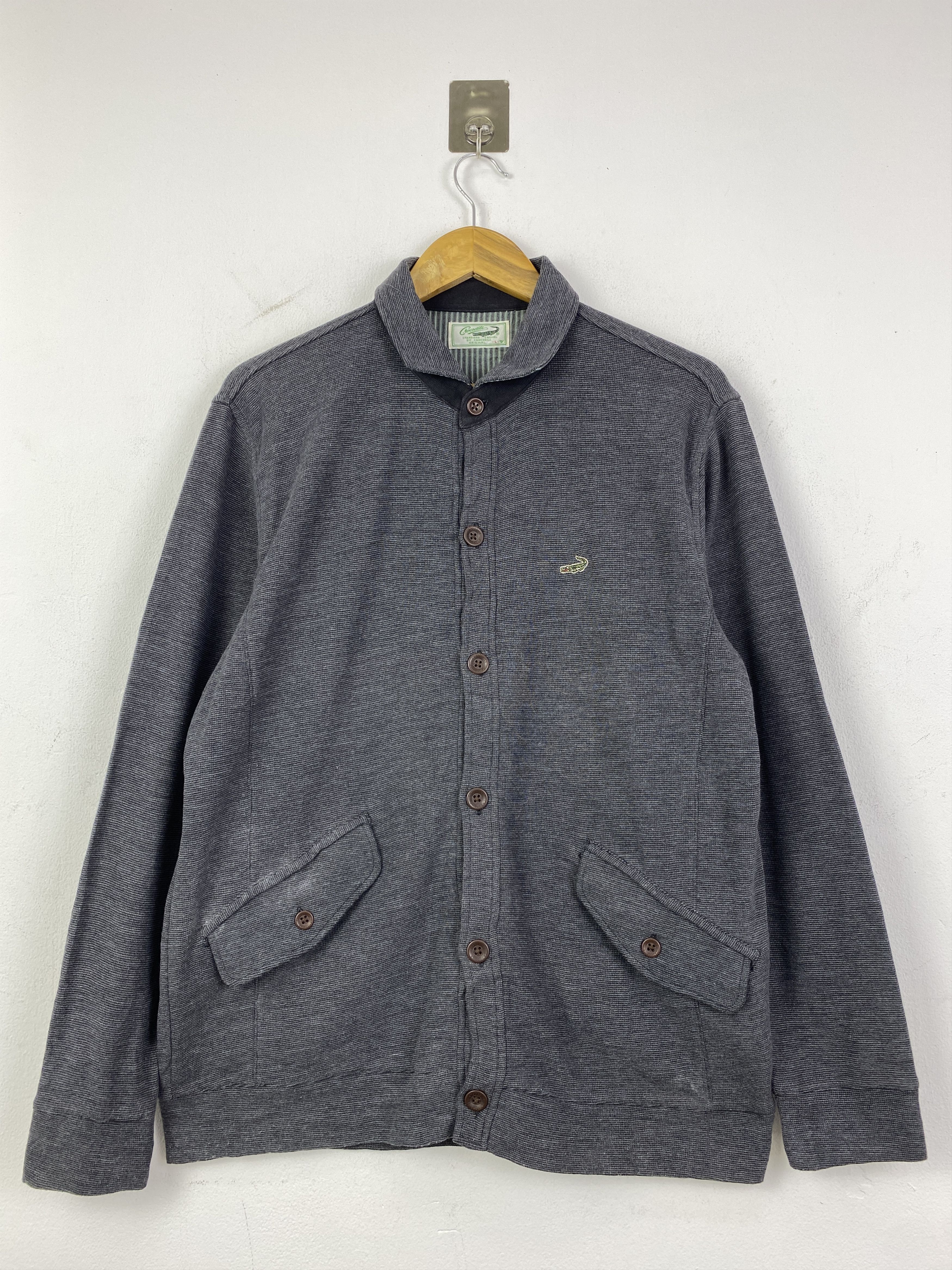 Japanese Brand Vintage Crocodile Butto Up Chore-style Jacket JA0217 Size US L / EU 52-54 / 3 - 1 Thumbnail