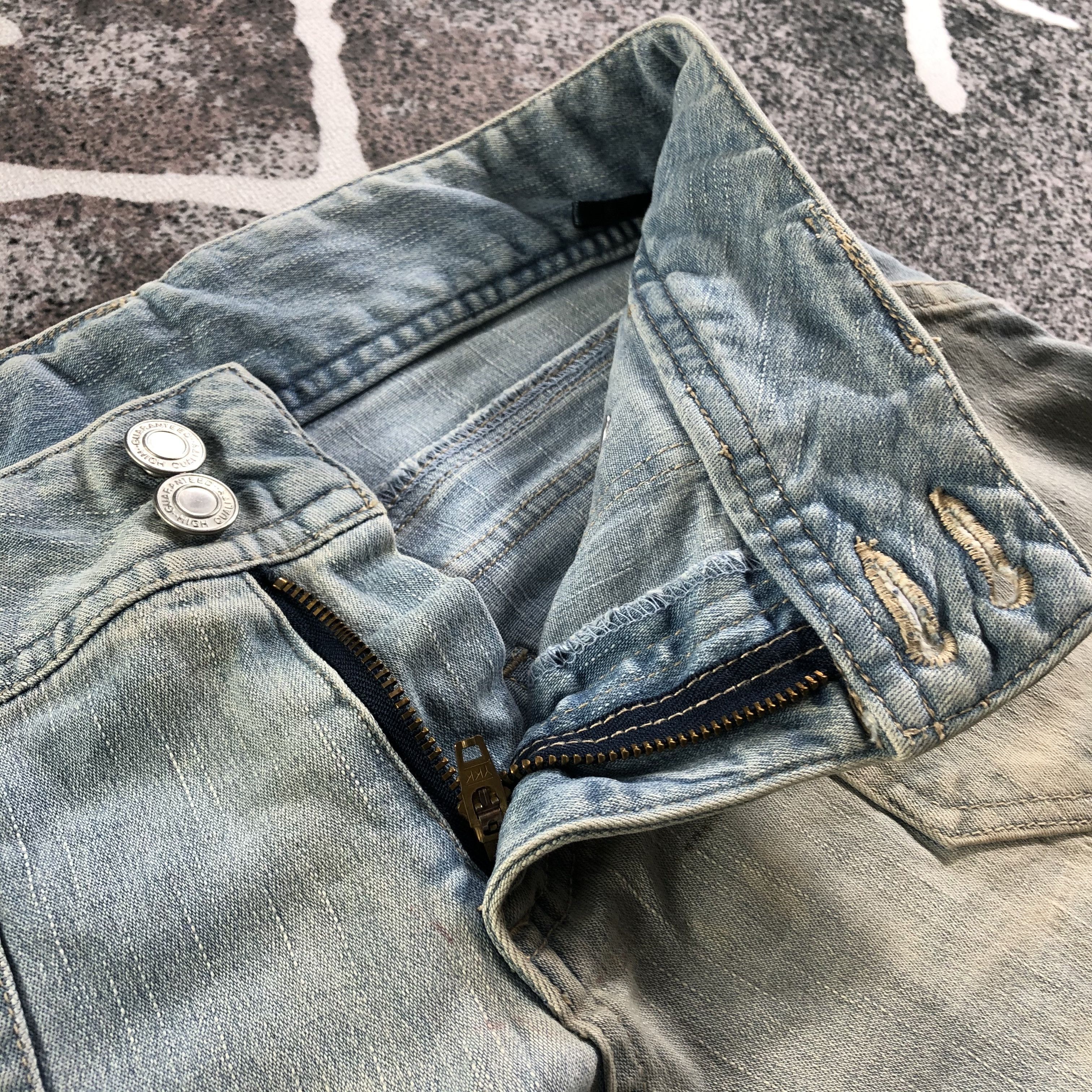 Japanese Brand Vintage Japanese Brand Bush Pants Flared Jeans KJ2417 Size US 28 / EU 44 - 6 Thumbnail