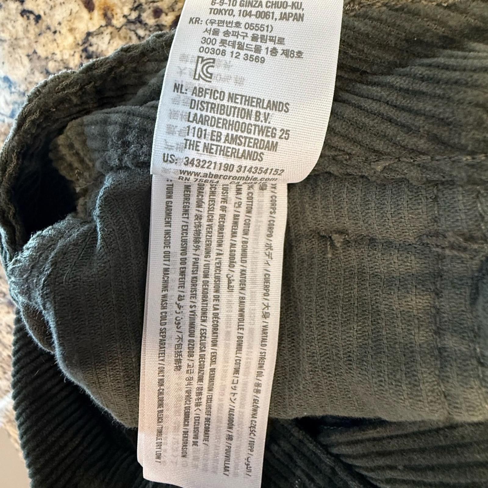 Other Hollister forest green corduroy mini skirt high rise SZ 1 Size 30" / US 8 / IT 44 - 7 Thumbnail