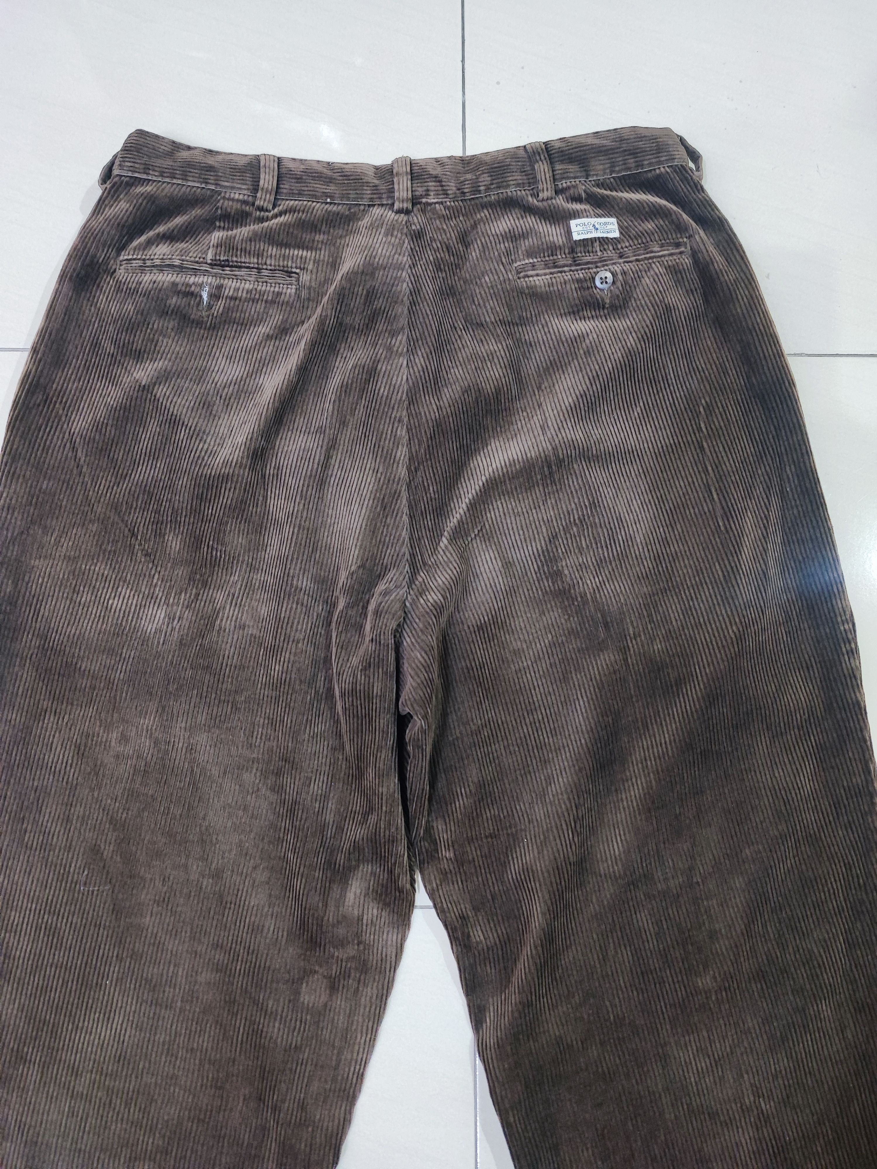 Polo Ralph Lauren Vintage 90's Polo. Ralph Lauren corduroy Loose/Baggy Pants Size US 36 / EU 52 - 5 Thumbnail