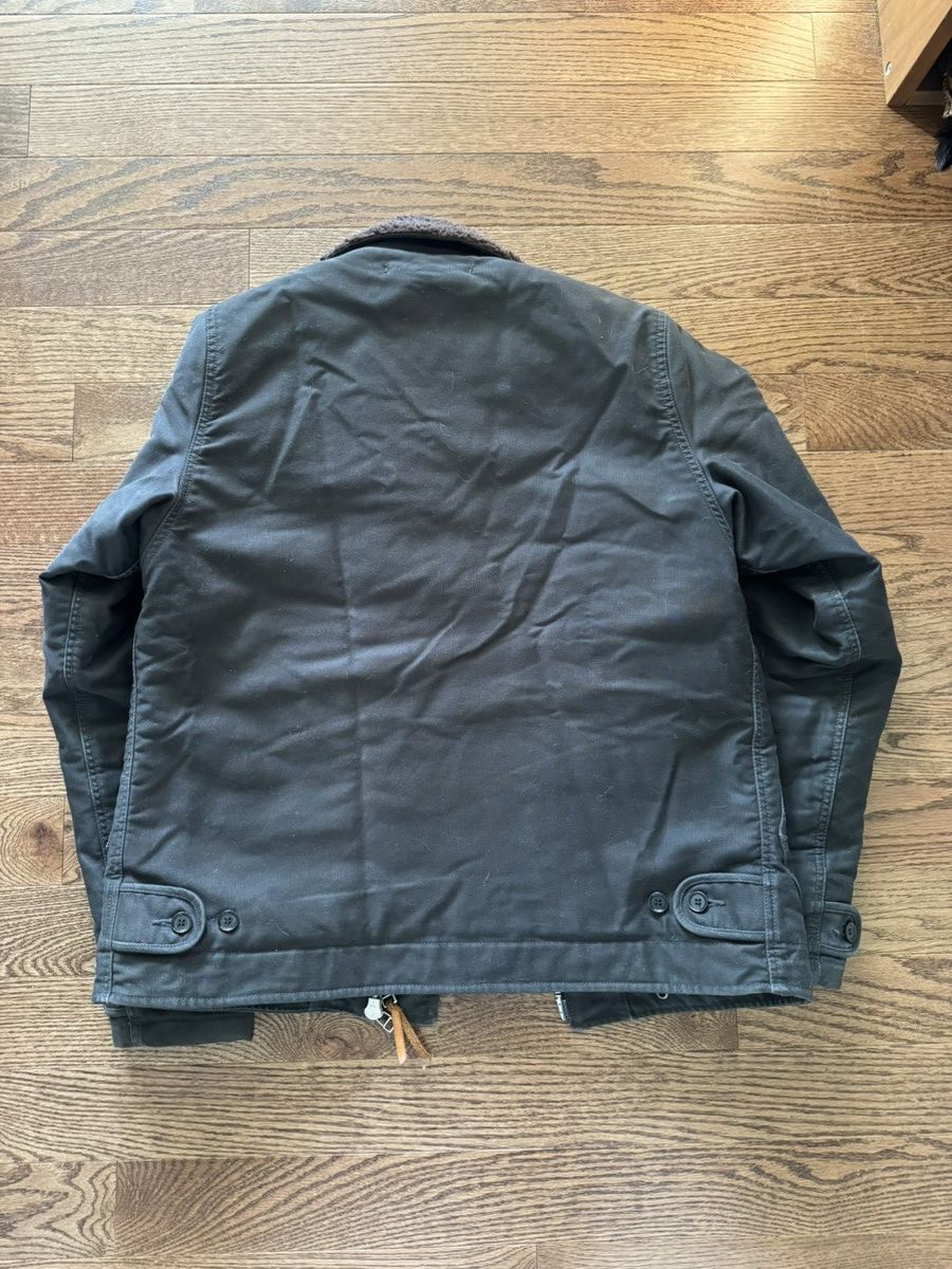 Iron Heart Whipcord N1 Deck Jacket - Black Size US L / EU 52-54 / 3 - 2 Thumbnail