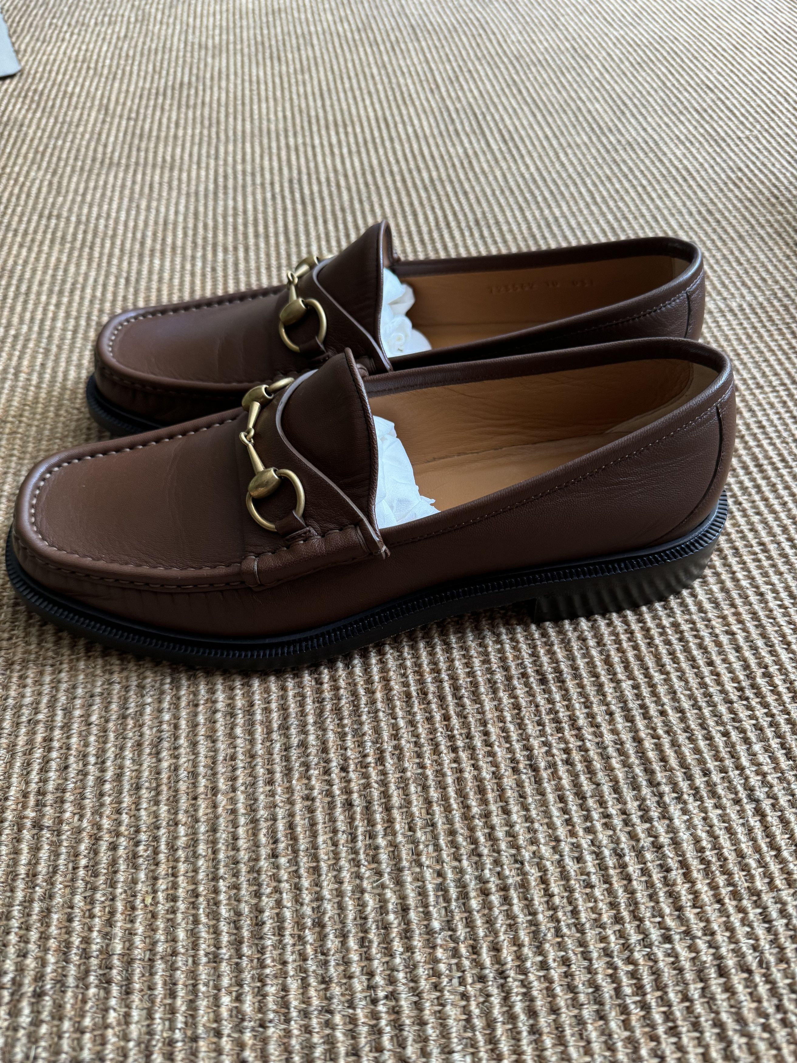 Gucci Gucci Mandala Goatskin Mens Horsebit Loafers 10 Brown Sugar Size US 10 / EU 43 - 4 Thumbnail