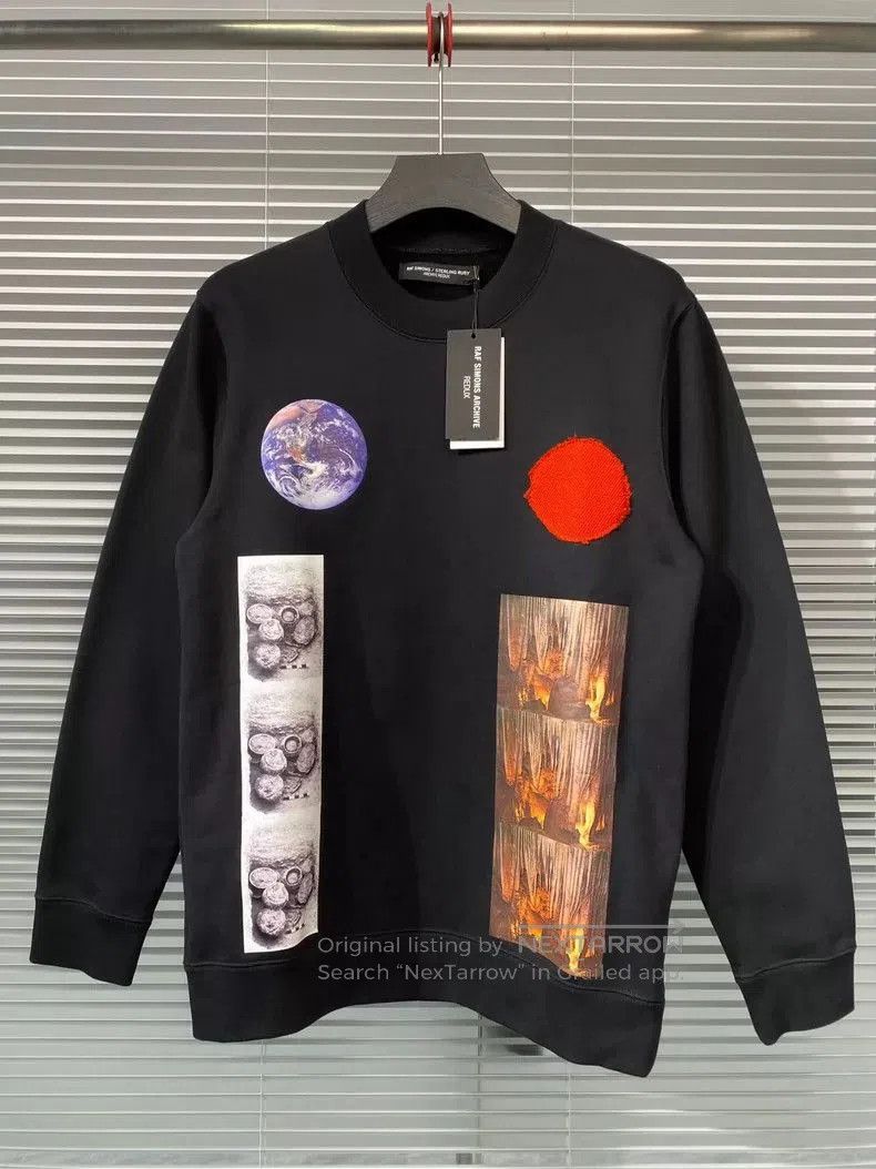 Raf Simons Raf Simons Sterling Ruby Black Sweatshirt . Size US M / EU 48-50 / 2 - 1 Thumbnail