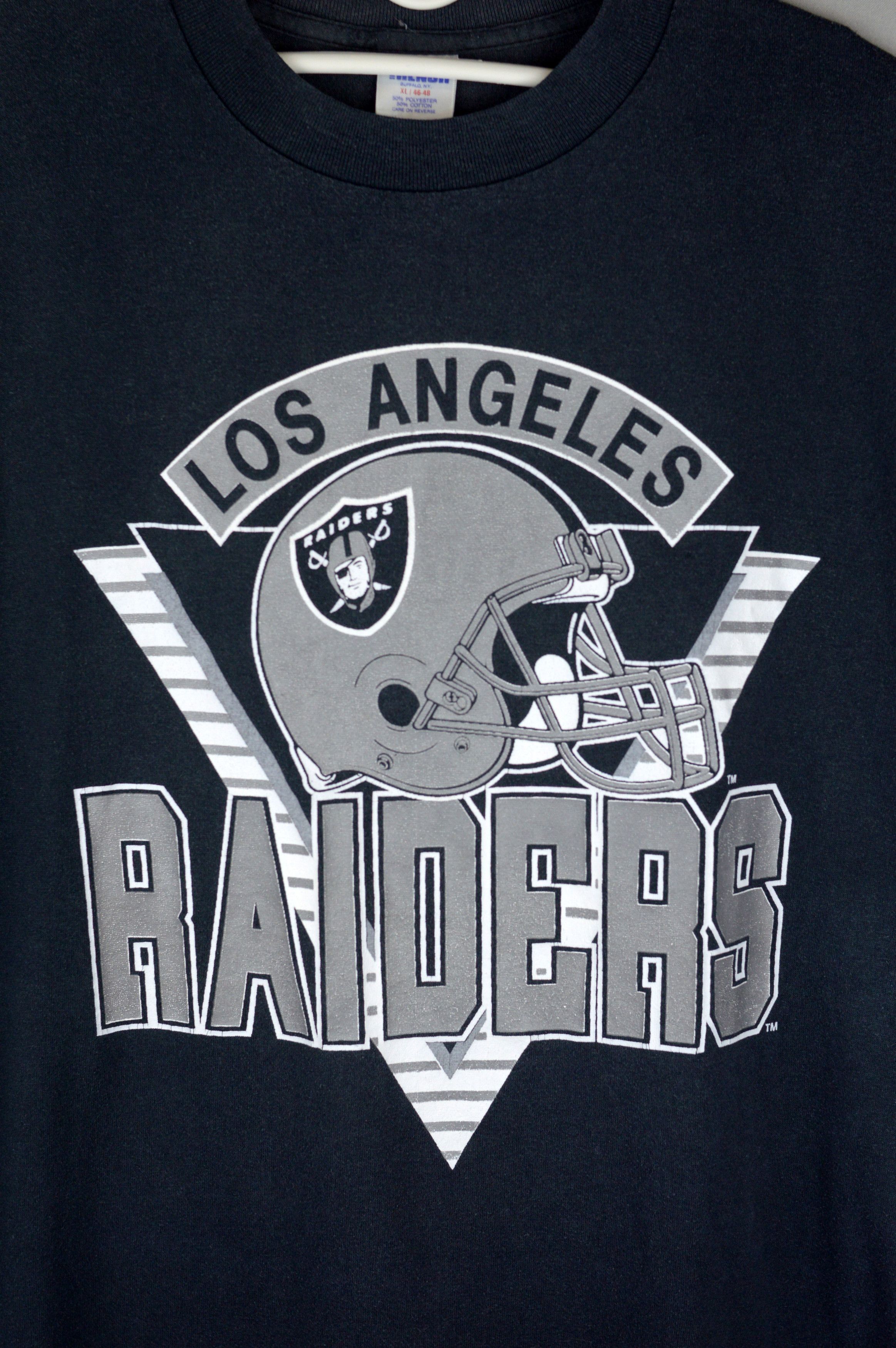 Vintage Vintage Los Angeles Raiders 90s t shirt Size US XL / EU 56 / 4 - 2 Thumbnail