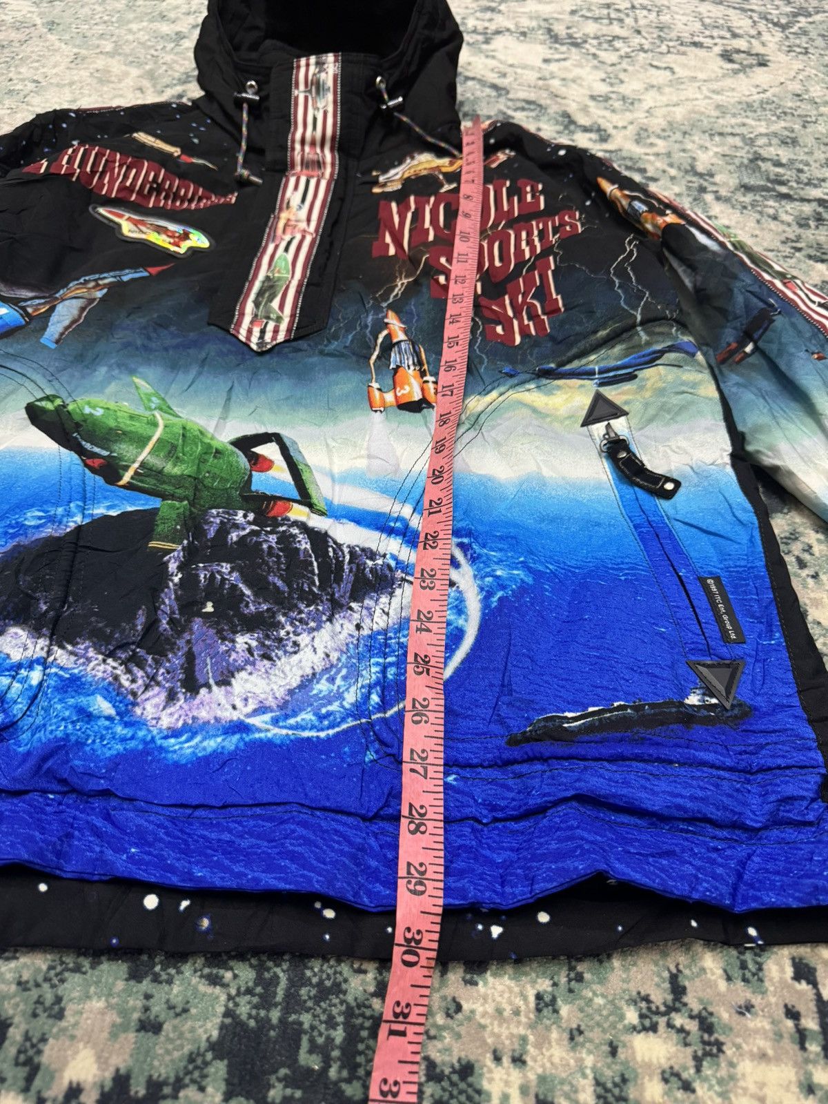 Anime 1997 NICOLE SPORTS SKI X THUNDERBIRDS JACKET HOODIE Size US L / EU 52-54 / 3 - 3 Thumbnail