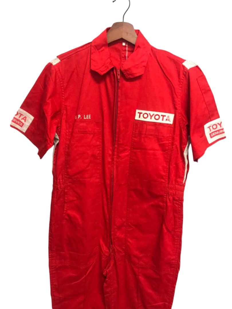 Japanese Brand × Sports Specialties × Vintage Vintage 90's Toyota Coverall Overall Japanese Racing Size US M / EU 48-50 / 2 - 2 Thumbnail