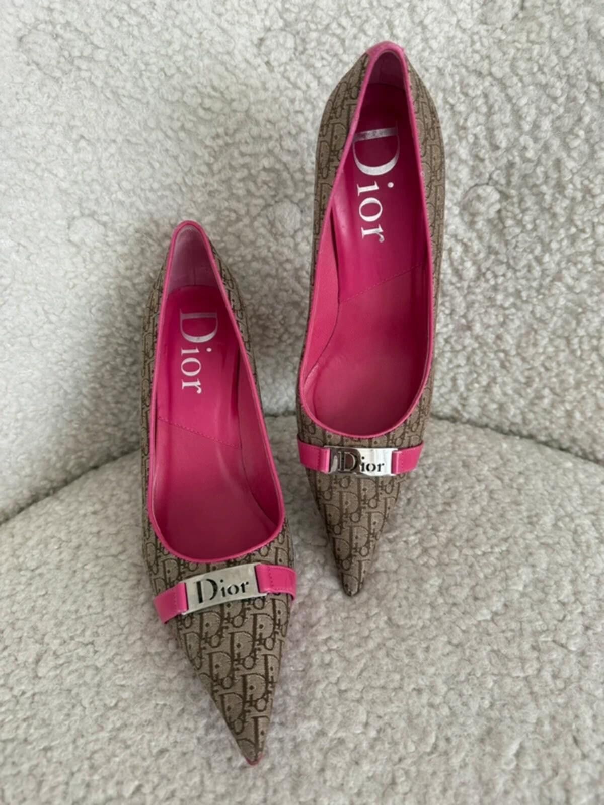 Dior Christian Dior Oblique Heels Size US 7.5 / IT 37.5 - 2 Thumbnail