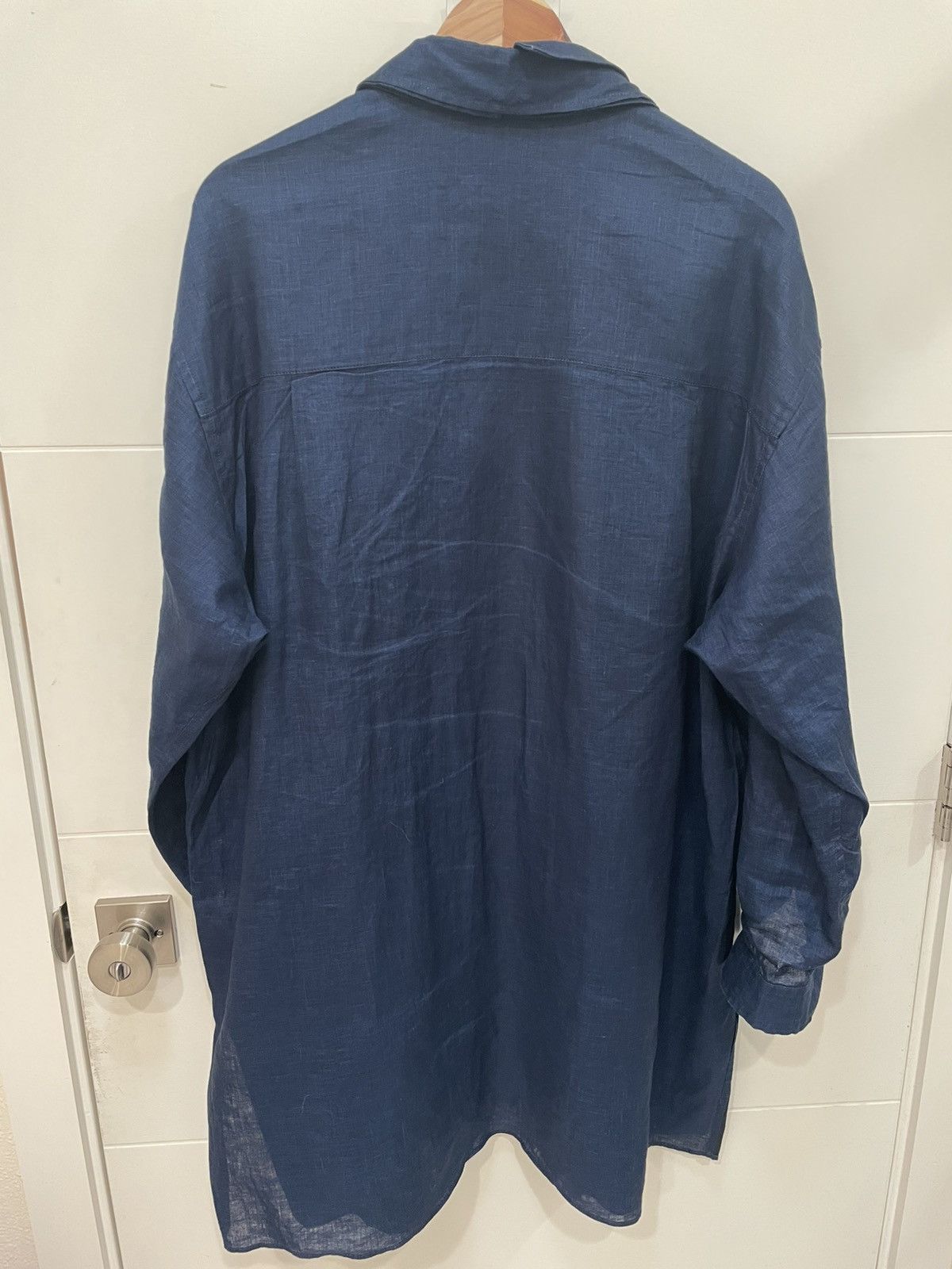 Yohji Yamamoto Yohji Yamamoto Pour Homme S/S 23 Spare Collar Long Shirt Size US L / EU 52-54 / 3 - 10 Thumbnail
