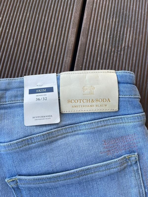 Scotch & Soda Rip style Washed Blue Jeans by Scotch&soda Size US 36 / EU 52 - 7 Thumbnail