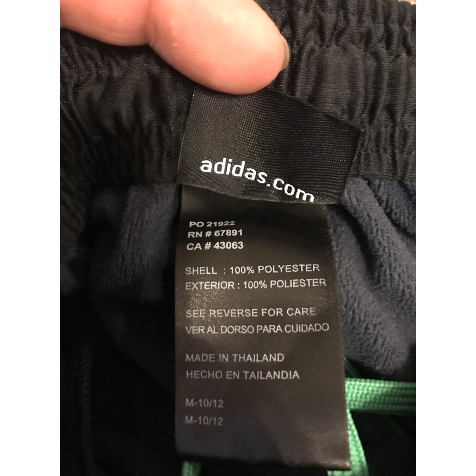 Adidas Women's Adidas Jogger Pants Gray Green Polyester M Size 32" / US 10 / IT 46 - 4 Thumbnail