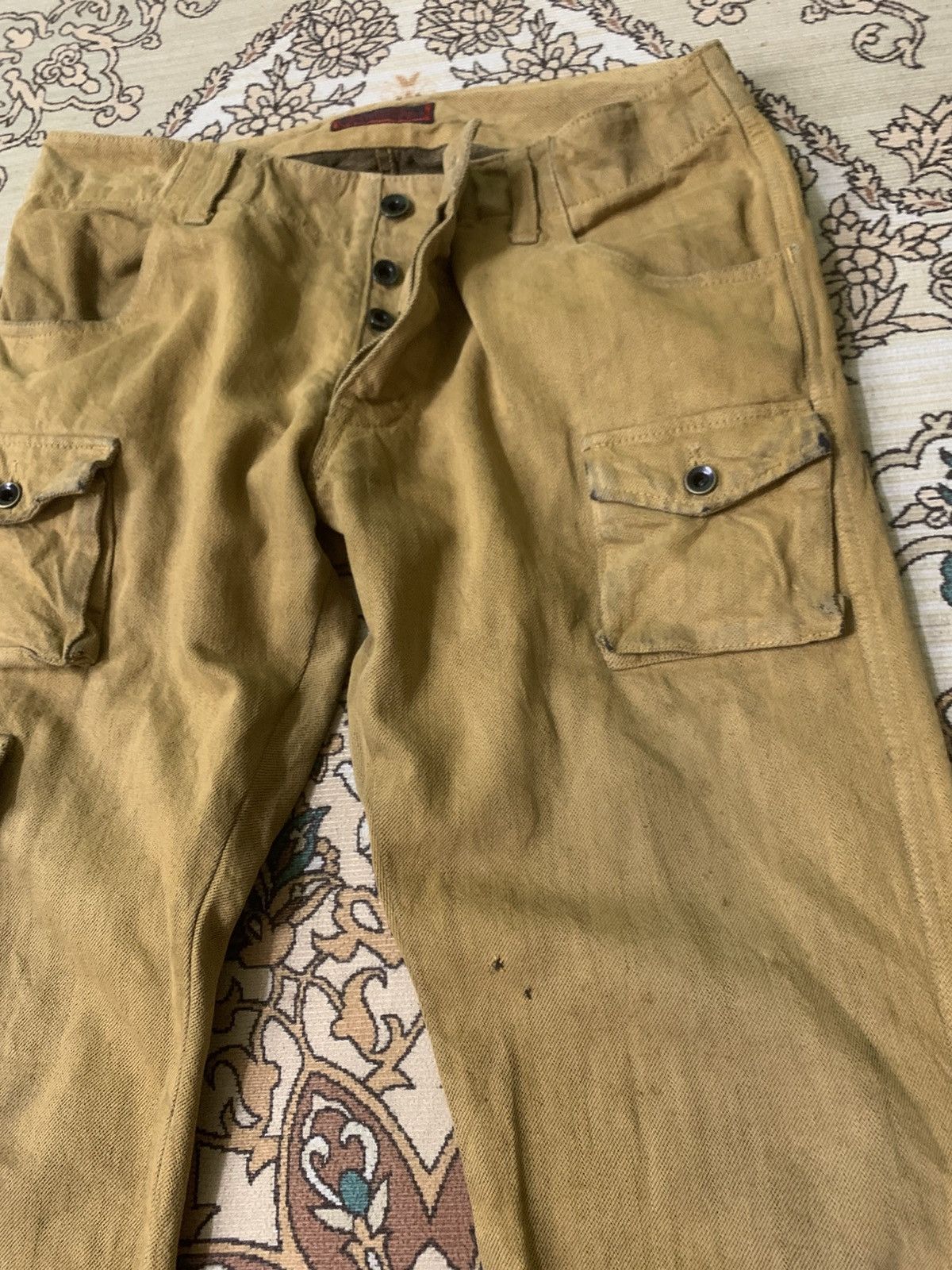 Japanese Brand × Johnbull × Vintage VINTAGE JOHN BULL KOJIMA JAPAN DENIM CARGO Size US 32 / EU 48 - 3 Thumbnail