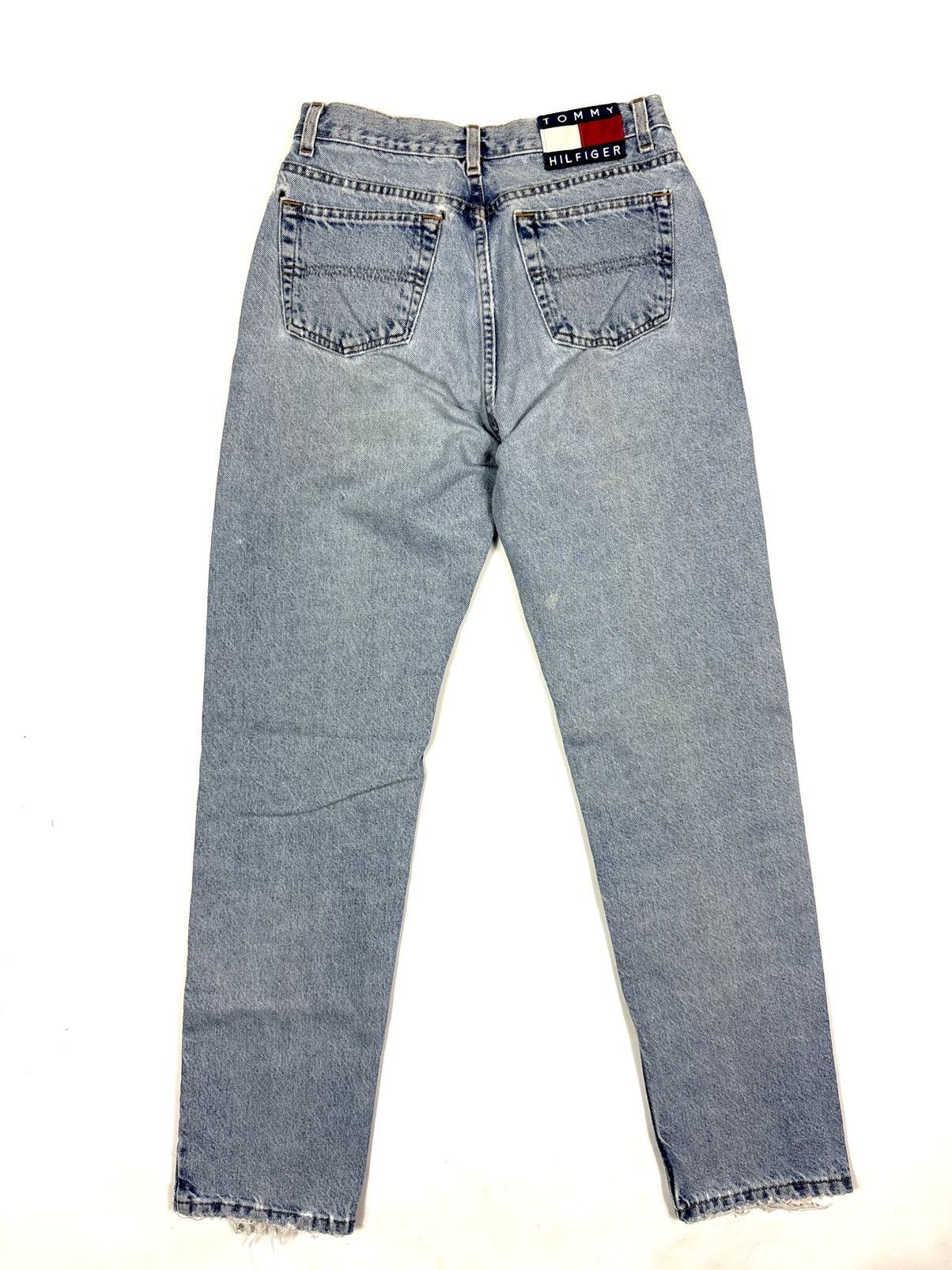 Tommy Hilfiger Vintage 1990s Tommy Jeans Light Wash Denim Size US 27 - 5 Thumbnail