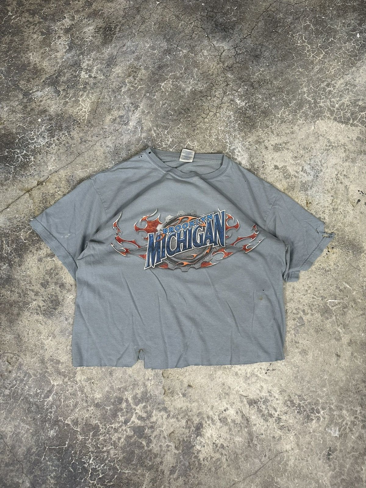 Vintage Vintage Thrashed Brooklyn Bikes Flame Tee Size US M / EU 48-50 / 2 - 4 Thumbnail