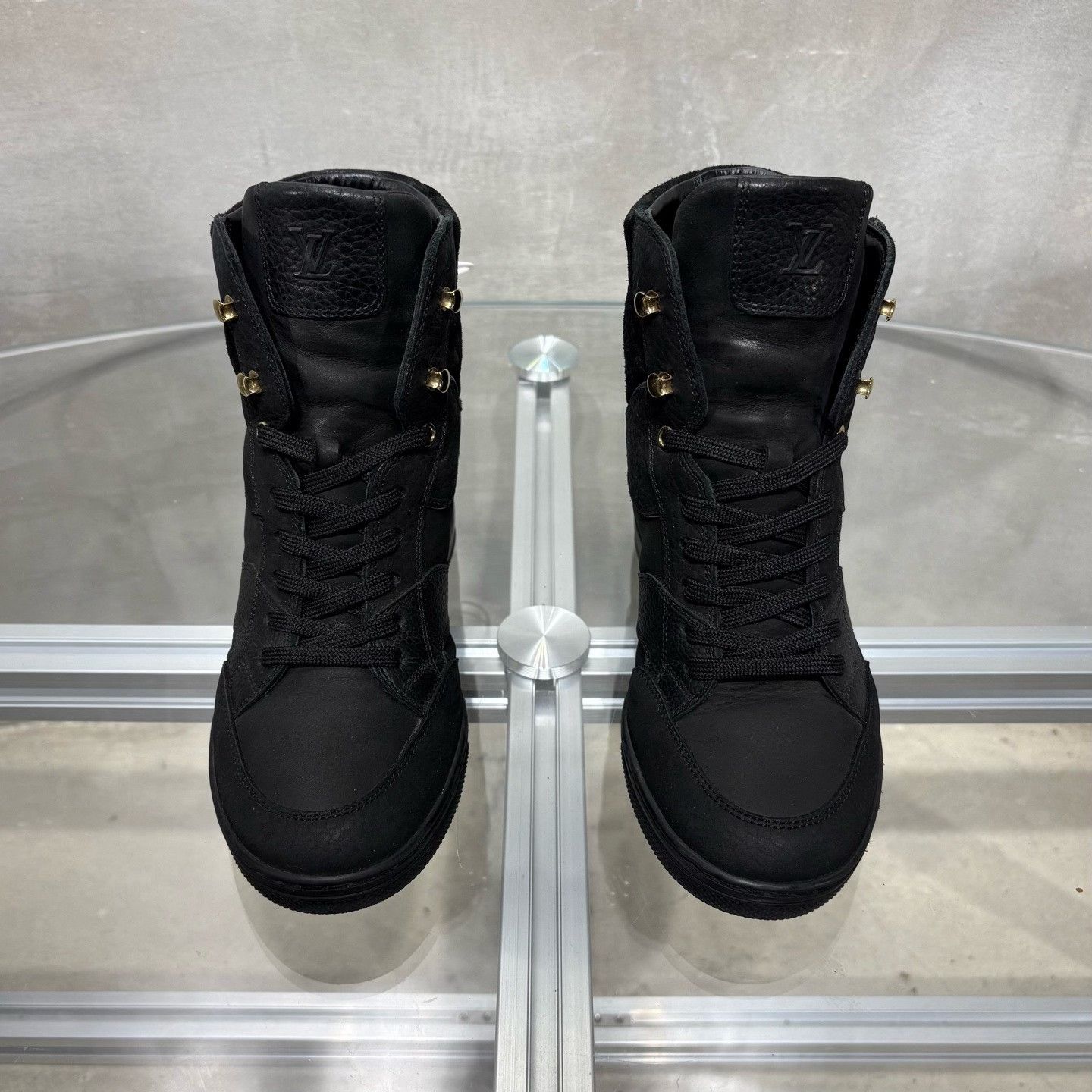 Louis Vuitton Louis Vuitton Black Boots it_36 Women Size US 6 / IT 36 - 1 Thumbnail