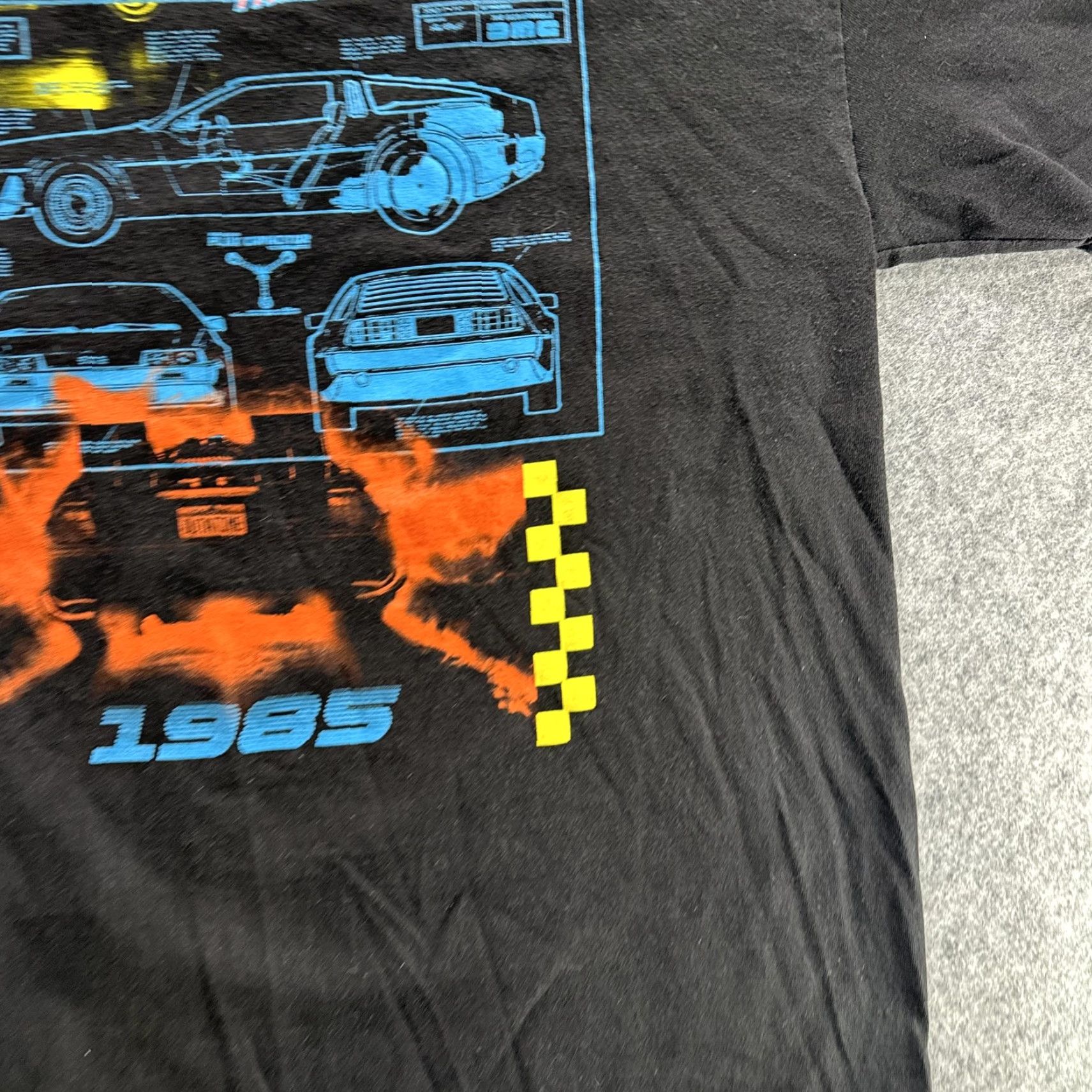 Vintage VINTAGE Back To The Future Shirt Mens L Black 1985 Delorean Movie Graphic Sci Fi Size US L / EU 52-54 / 3 - 5 Thumbnail