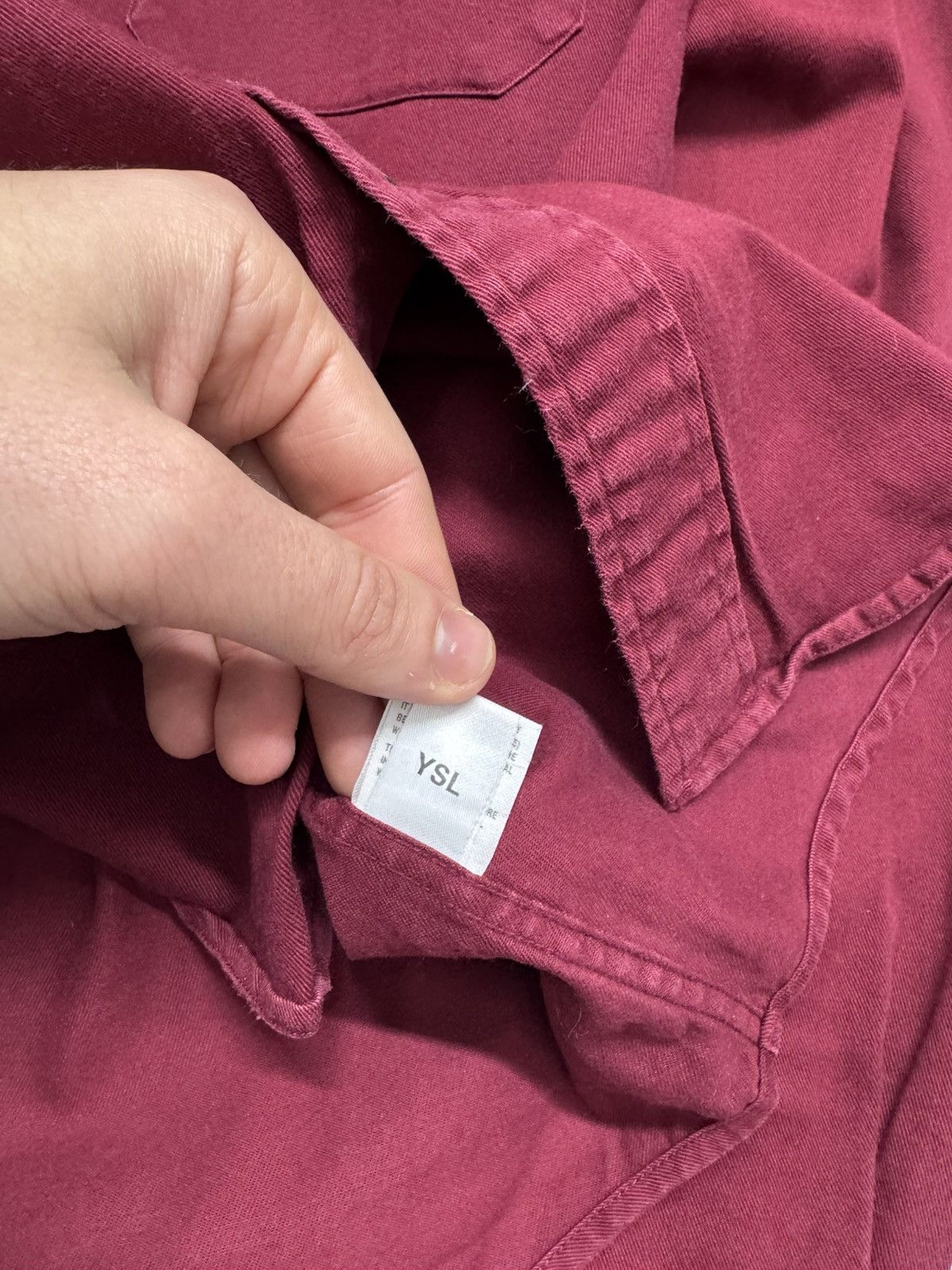 Saint Laurent Paris Vintage Y2k Yves Saint Laurent YSL Oxford Shirt 00’s Size US M / EU 48-50 / 2 - 11 Thumbnail