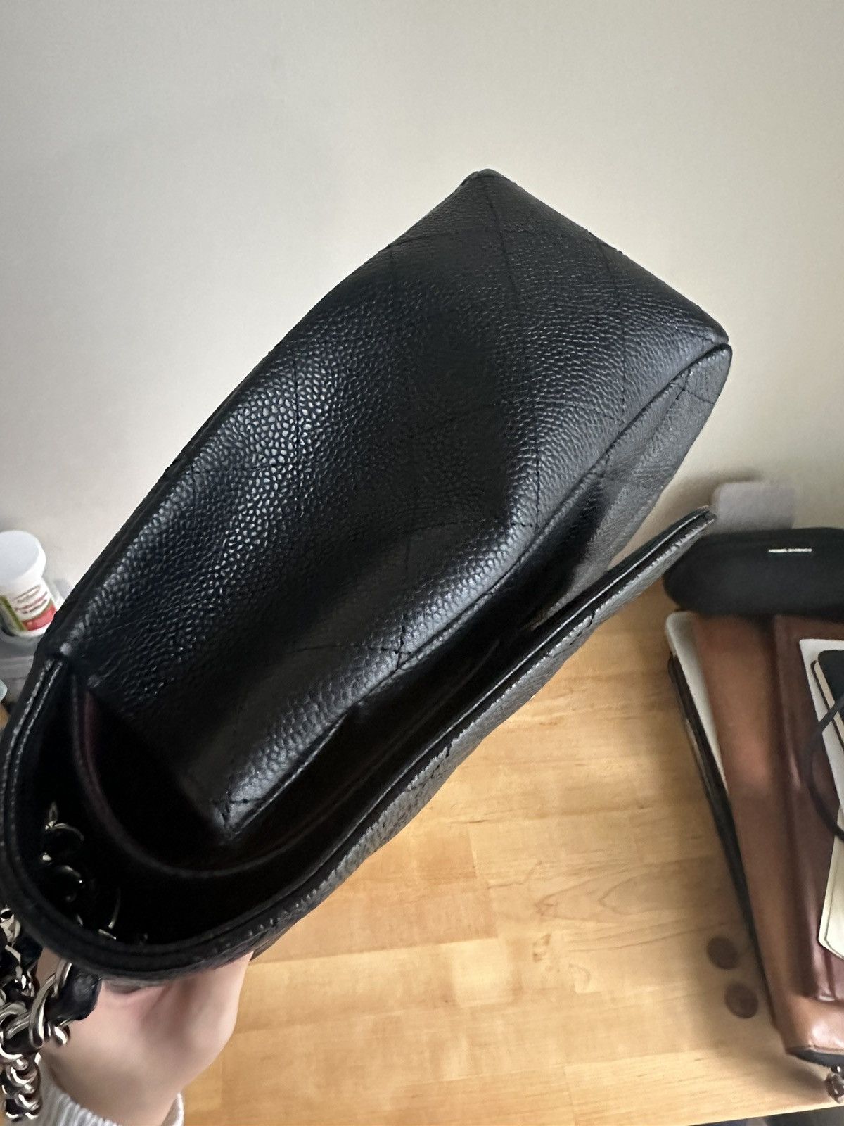 Chanel Chanel Double Flap Maxi Caviar Leather Size ONE SIZE - 5 Thumbnail