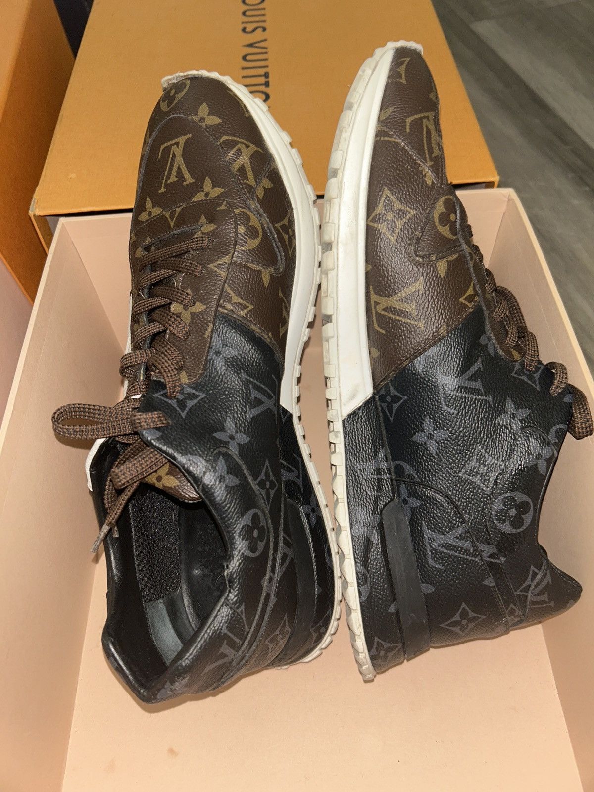 Louis Vuitton Louis Vuitton Run Away Sneaker 'Tri-Color' Size US 12 / EU 45 - 6 Thumbnail