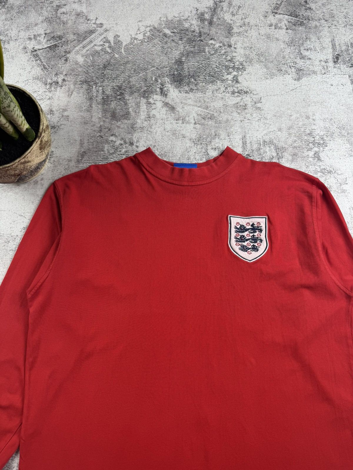 Umbro England 90s Umbro Men’s Vintage Long Sleeve National Soccer Football Jersey Size US XXL / EU 58 / 5 - 5 Thumbnail