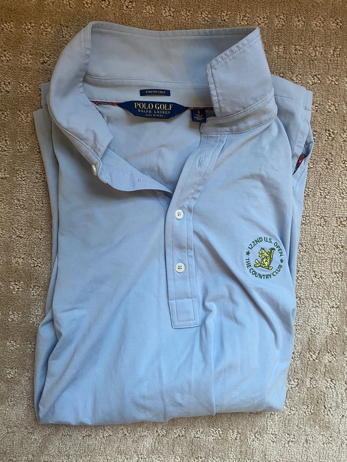 image of Polo Ralph Laurent Us Open Polo in Blue, Men's (Size Large)