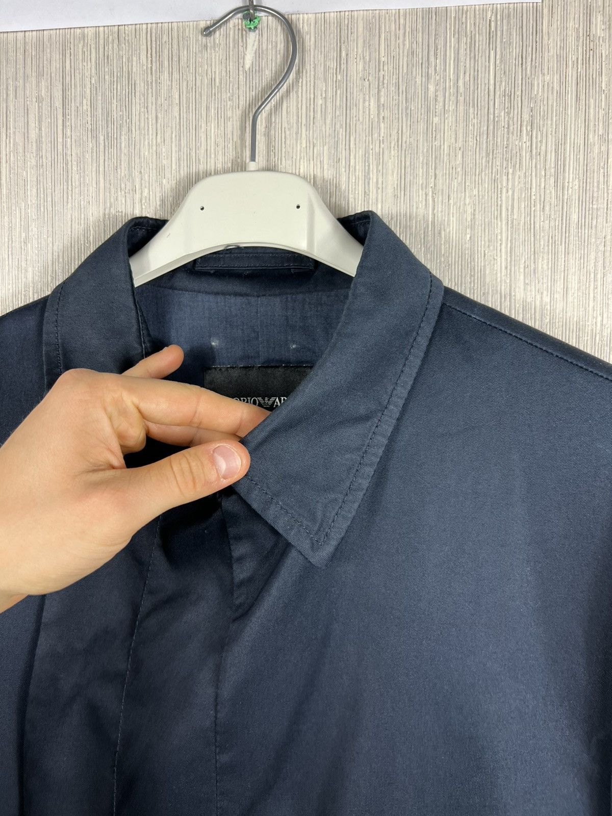 Emporio Armani Emporio Armani BlueLine asymmetrical cut jacket clips blazer Size US M / EU 48-50 / 2 - 10 Thumbnail