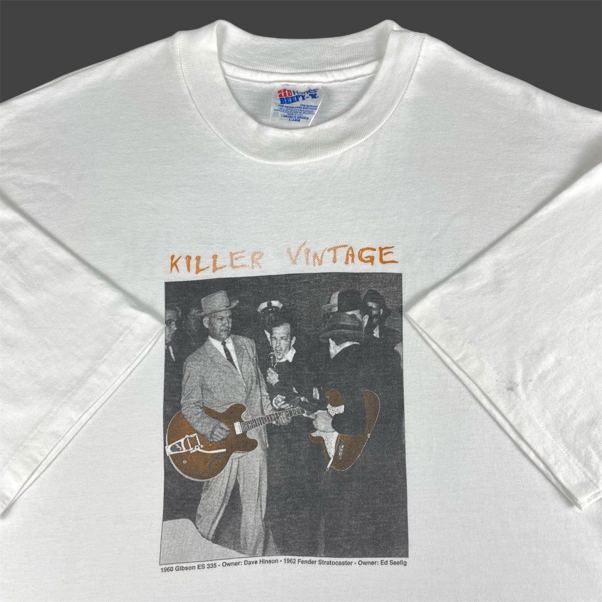 Hanes × Vintage Vintage Killer Vintage Specialty Guitars T-Shirt 90s Size US XL / EU 56 / 4 - 10 Thumbnail