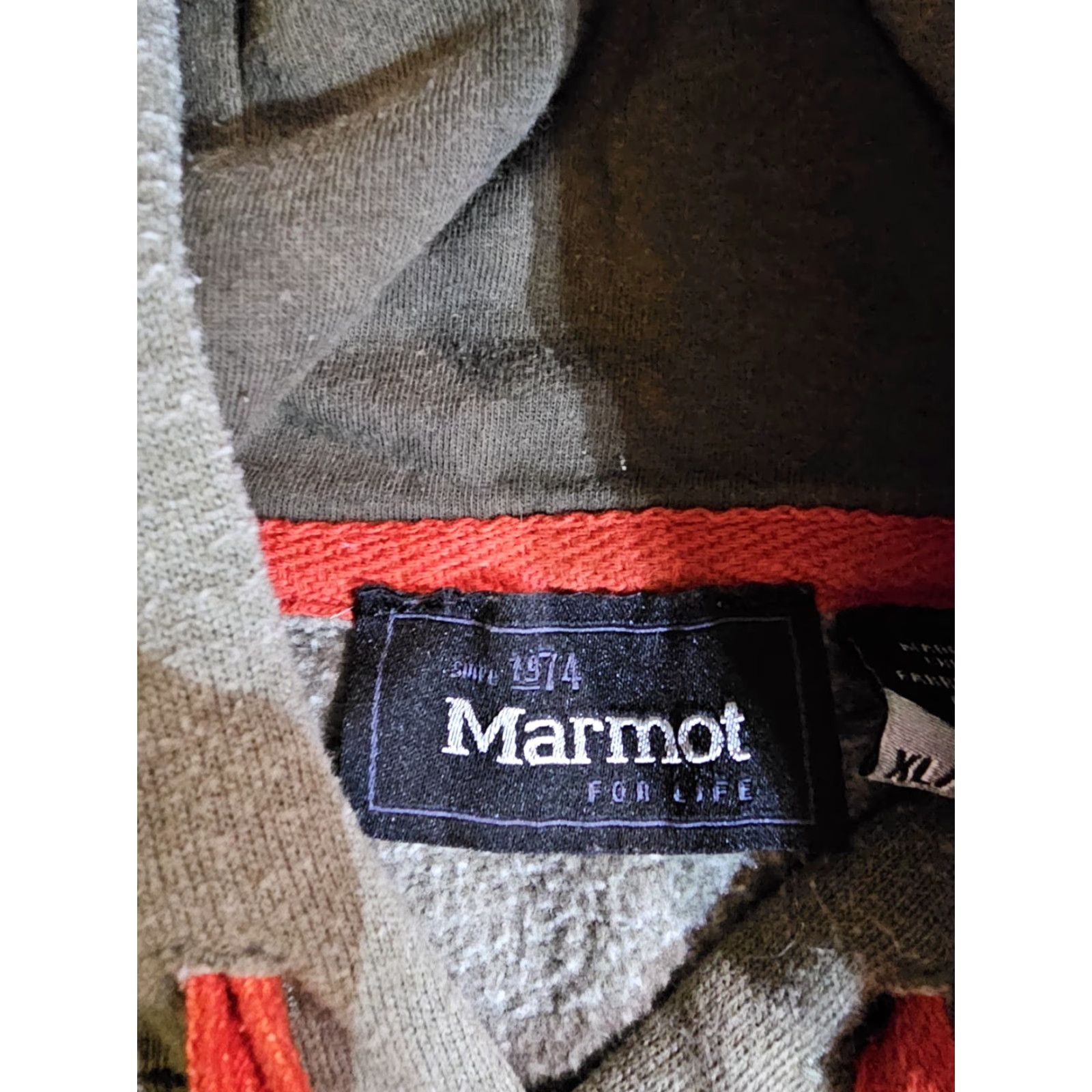 Marmot Marmot Mountain Classic Outdoor Graphic Logo Hooded Sweatshirt Mens XL Size X-Large Green Logo Graphic Print All Seasons Hooded Pullover Size US XL / EU 56 / 4 - 4 Thumbnail
