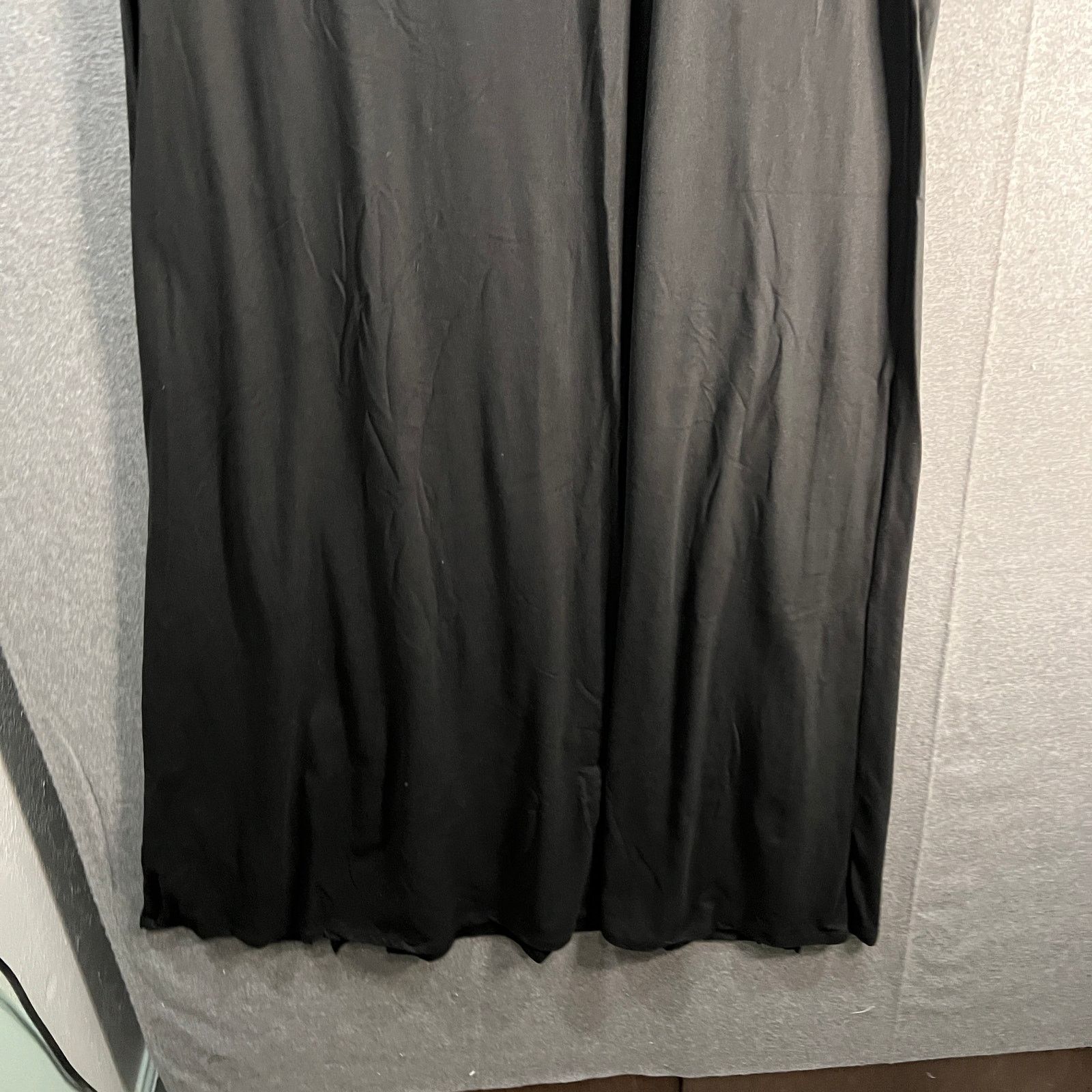 Other Cuddl Duds Flexwear Short-Sleeve Maxi Dress Black Size 1X Size XL / US 12-14 / IT 48-50 - 11 Thumbnail
