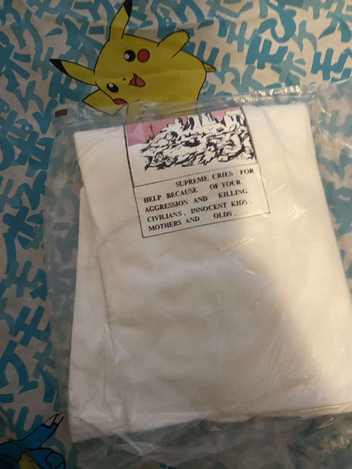 Supreme Supreme Liberty Tee White Size Large Size US L / EU 52-54 / 3 - 6 Thumbnail