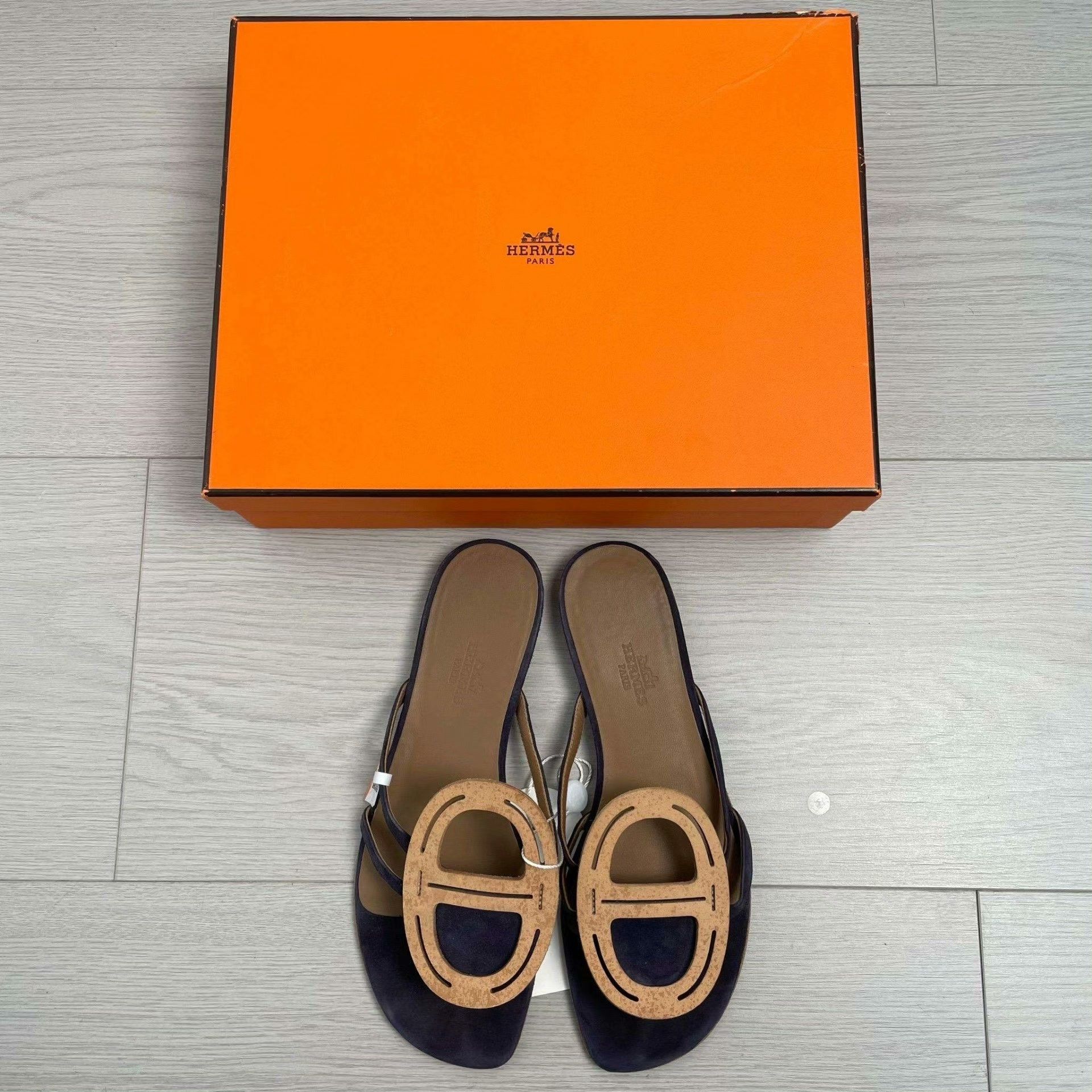 Hermes Hermes Leather Brown Sandals 36 Women Size US 6 / IT 36 - 1 Thumbnail